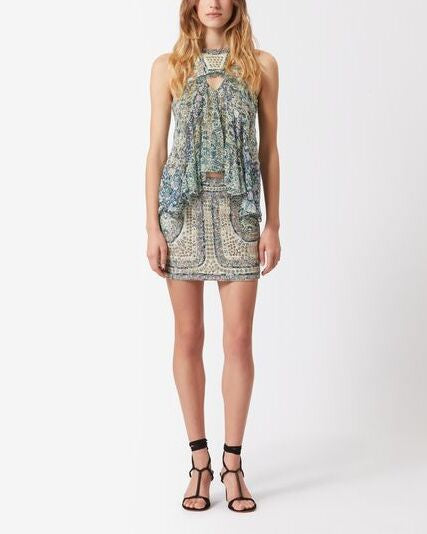 SKIRT  PRINTED ONEILA Faume - seconde main