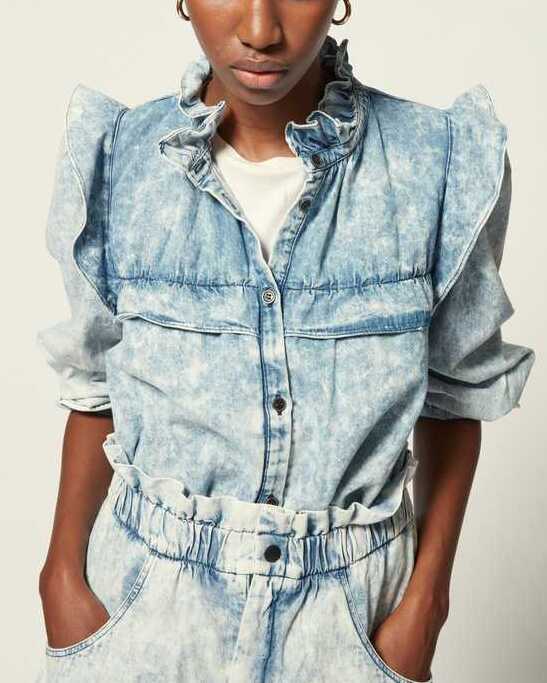 CHEMISE IDETY Faume - seconde main