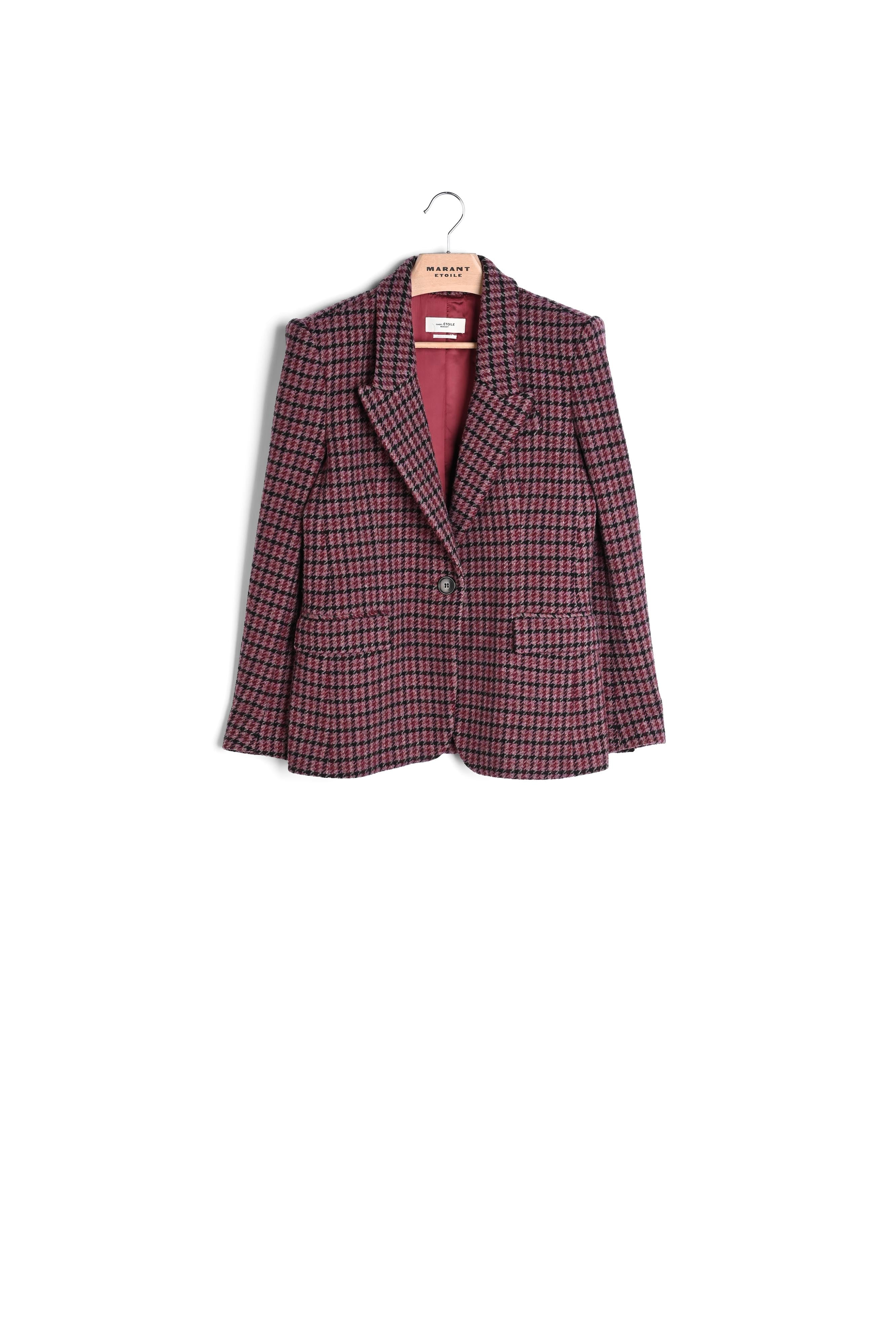 Veste à Carreaux Rouges Isabel Marant seconde vie