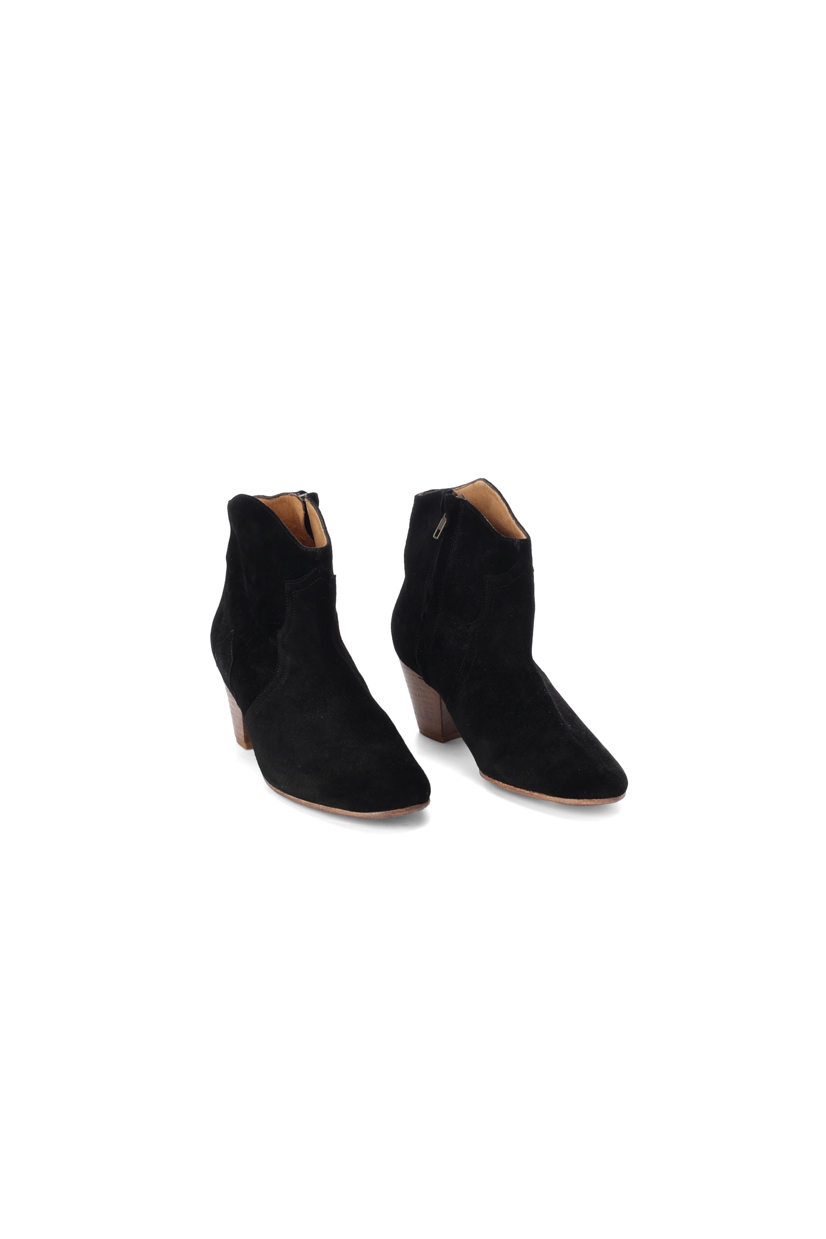 Bottines noires en daim - 41 Isabel Marant seconde vie