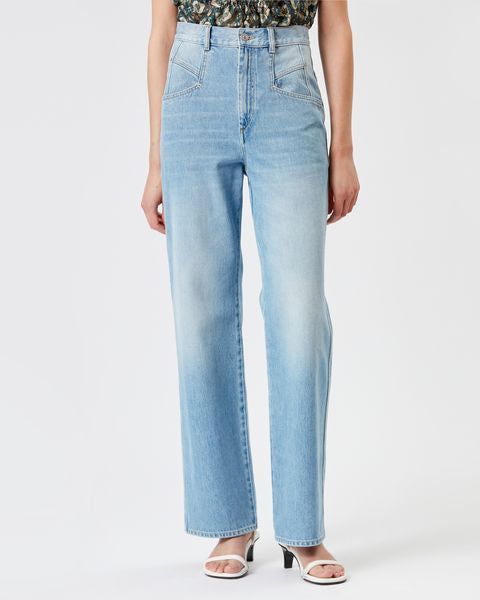 PANTALON EN DENIM DILESKOA Faume - seconde main