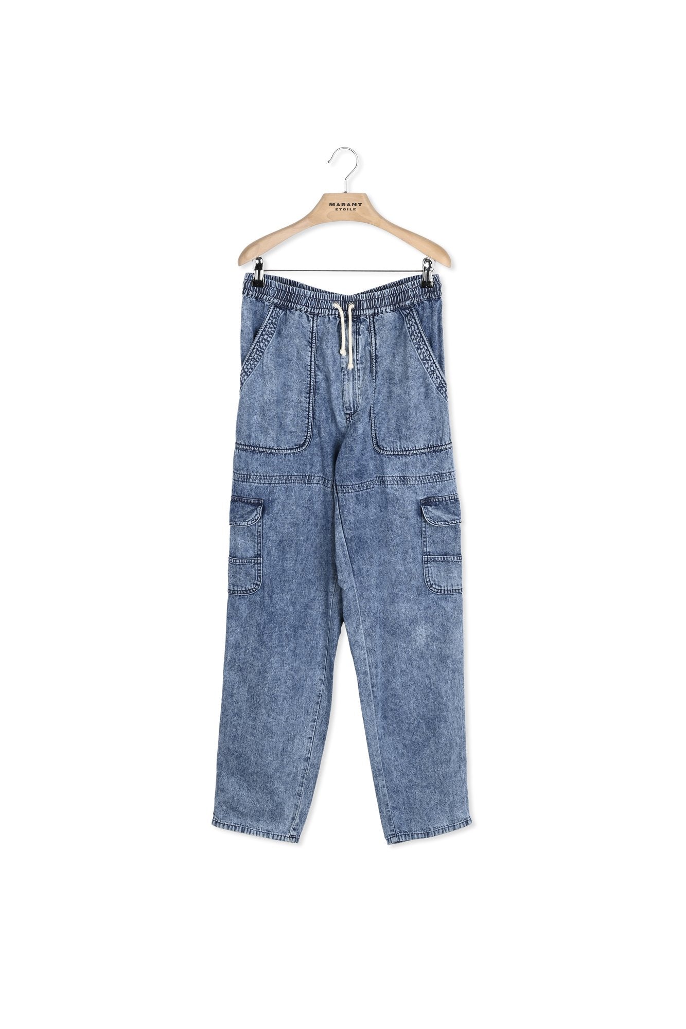 PANTALON EN CHAMBRAY VIAMAO Isabel Marant seconde vie