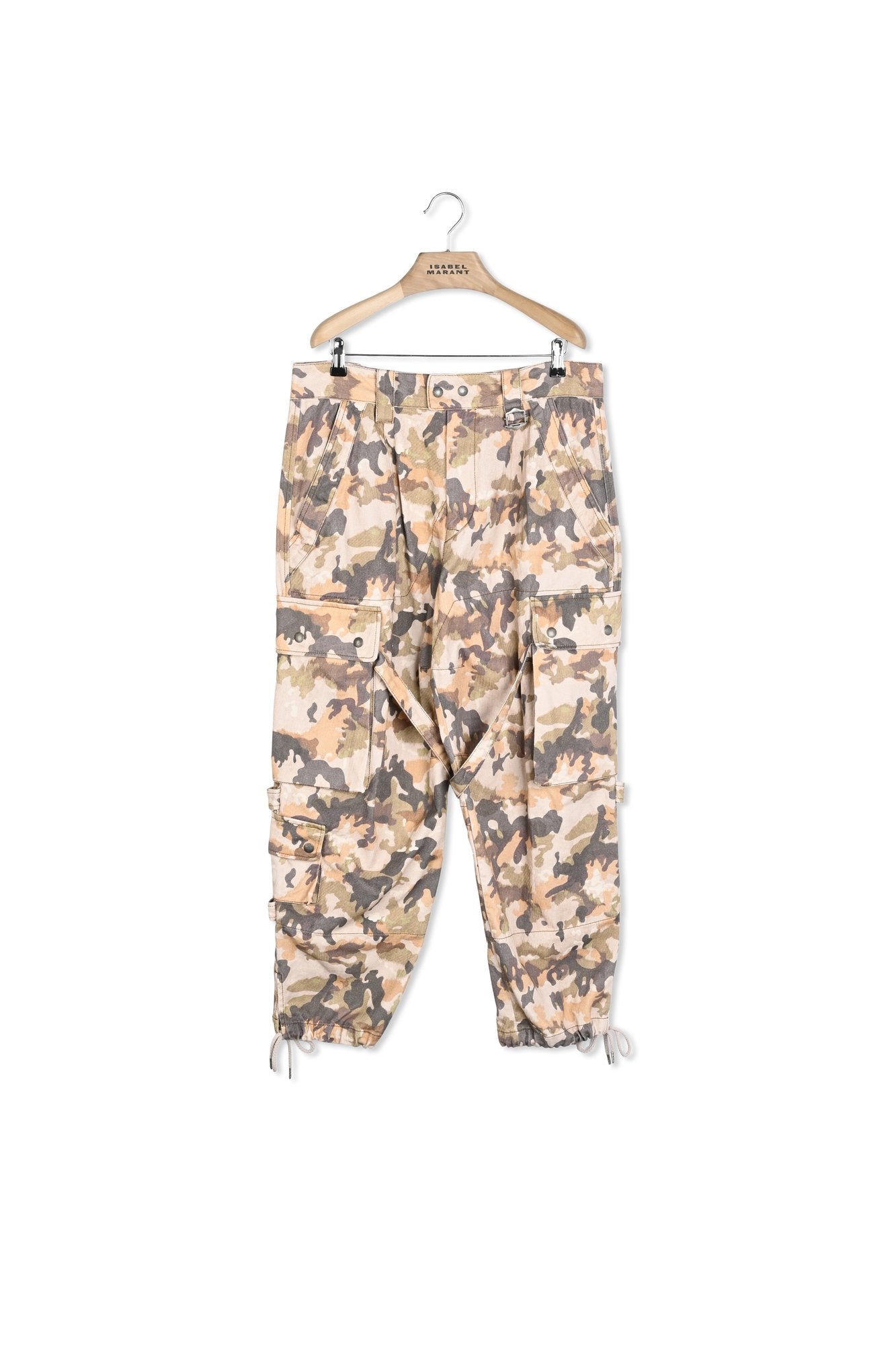 PANTALON EN COTON IMPRIMÉ ELORE Faume - seconde main