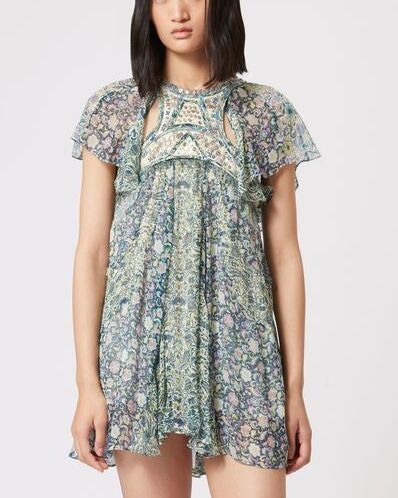 ROBE EN SOIE ODILE Isabel Marant seconde vie