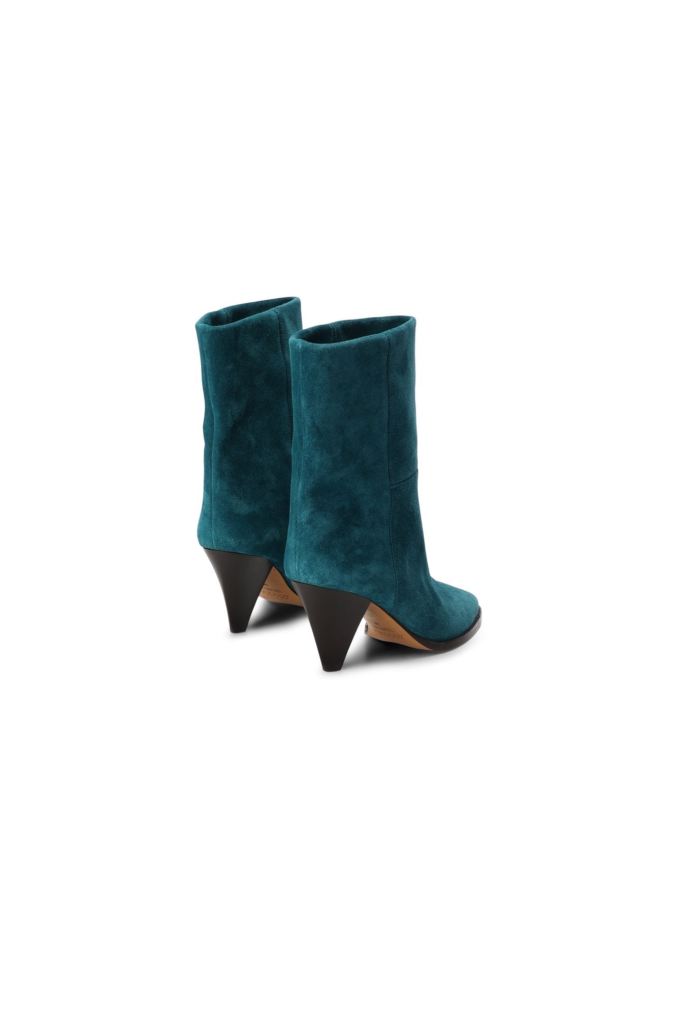 BOOTS EN CUIR VELOURS ROUXA Isabel Marant seconde vie