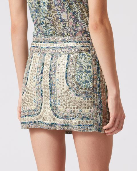 SKIRT  PRINTED ONEILA Faume - seconde main