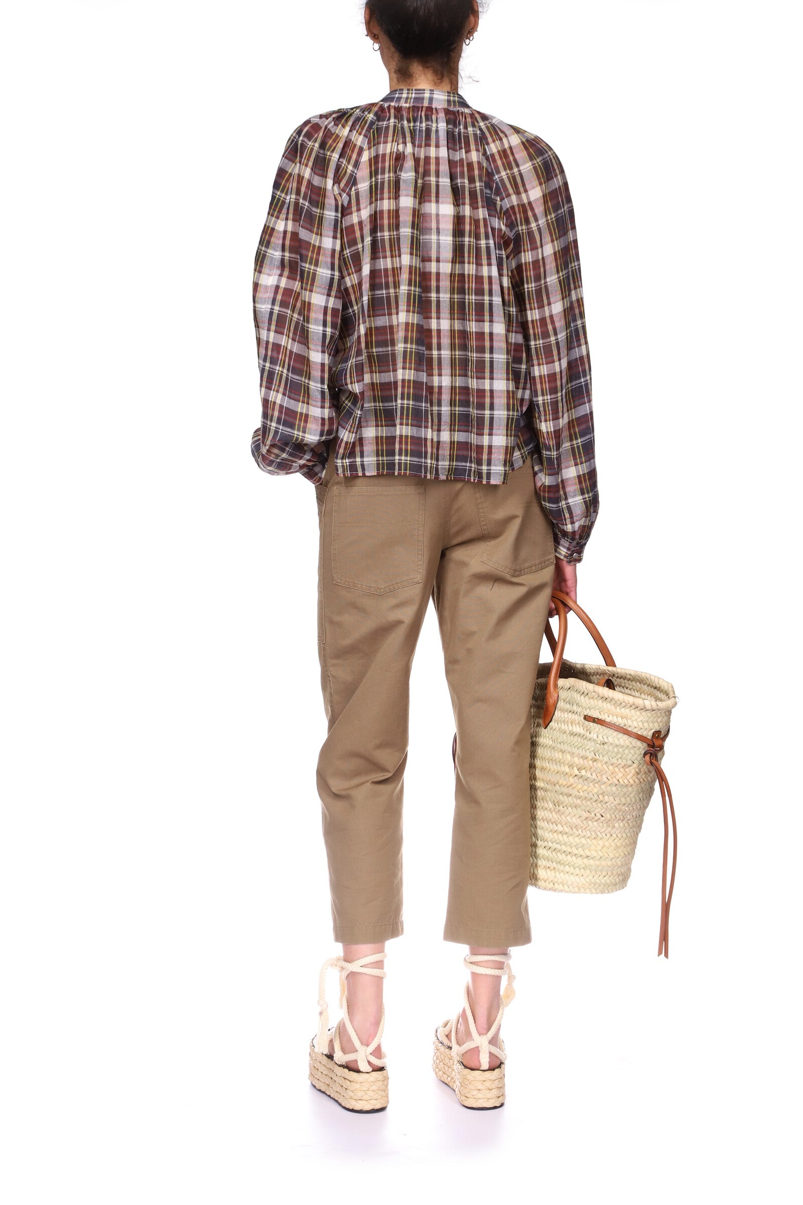 PANTALON EN COTON PANDORE Isabel Marant seconde vie