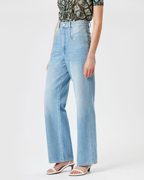 PANTALON EN DENIM DILESKOA Faume - seconde main