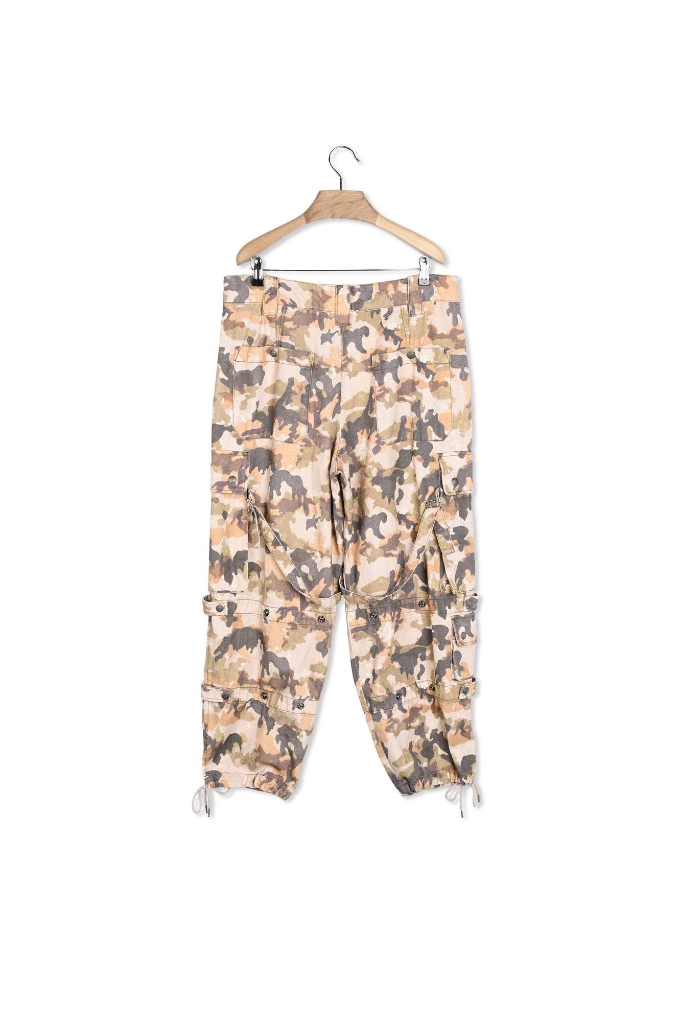 PANTALON EN COTON IMPRIMÉ ELORE Faume - seconde main