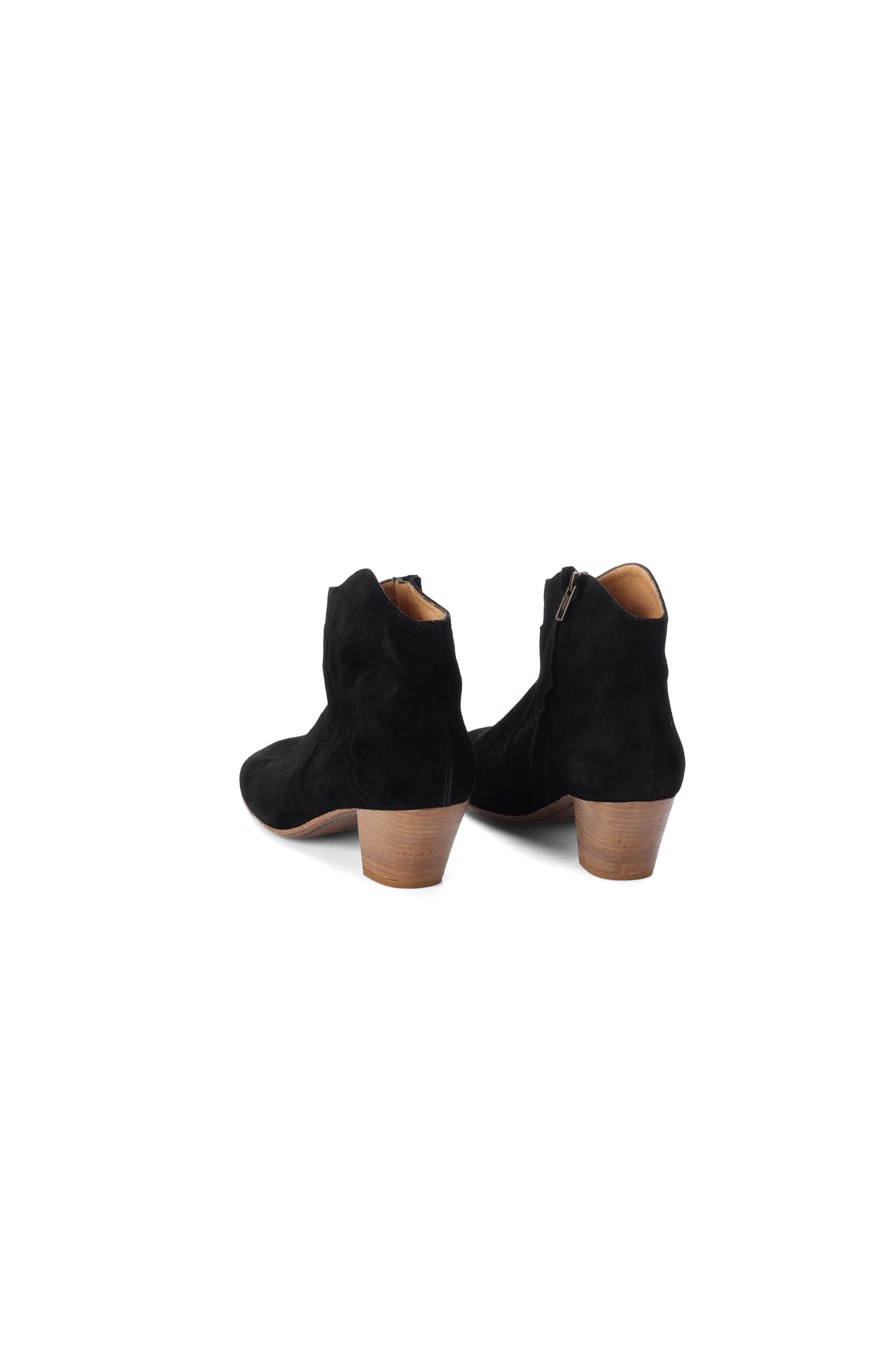 Bottines noires en daim - 41 Isabel Marant seconde vie