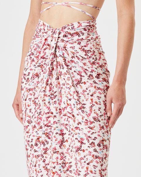 JUPE IMPRIMÉE MIDI JELDIA Isabel Marant seconde vie
