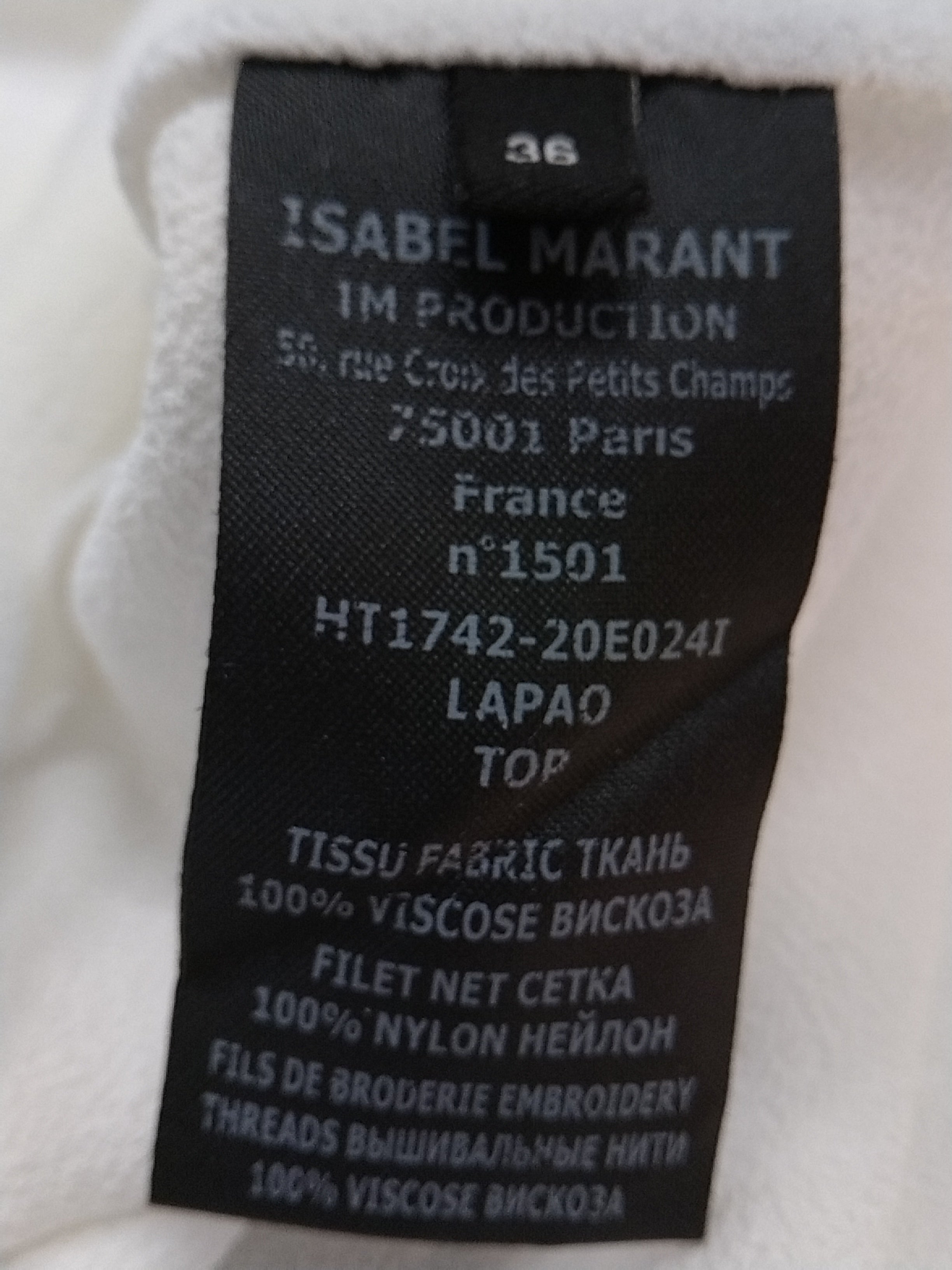 Top Lapao Isabel Marant seconde vie