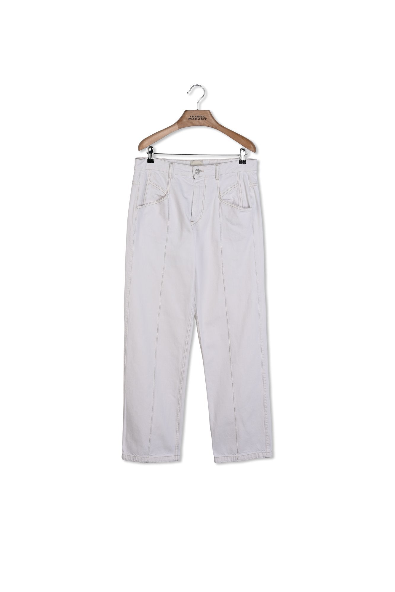 PANTALON EN COTON NADEGE Isabel Marant seconde vie