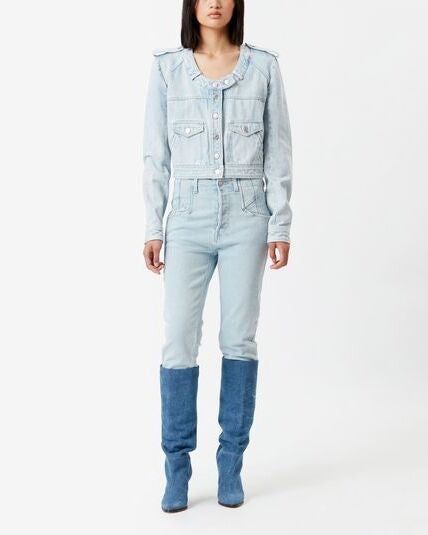 VESTE EN DENIM VALENE Isabel Marant seconde vie
