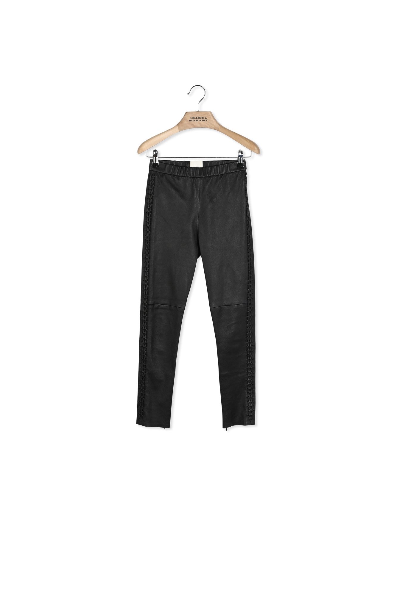 PANTALON EN CUIR D'AGNEAU CYNTHIA Isabel Marant seconde vie