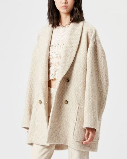 MANTEAU EN LAINE JOANINA Faume - seconde main