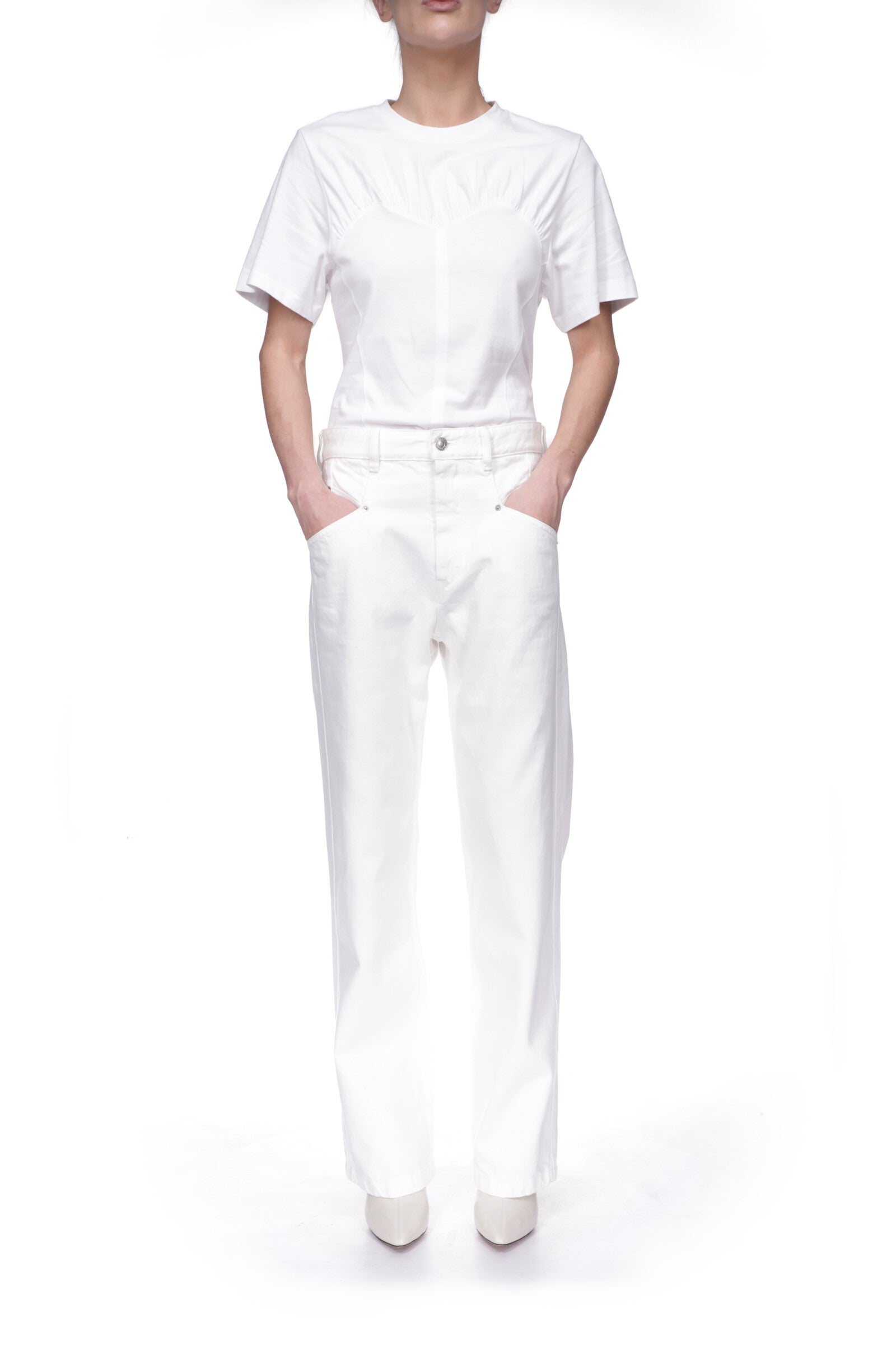 PANTALON EN COTON NADEGE Isabel Marant seconde vie