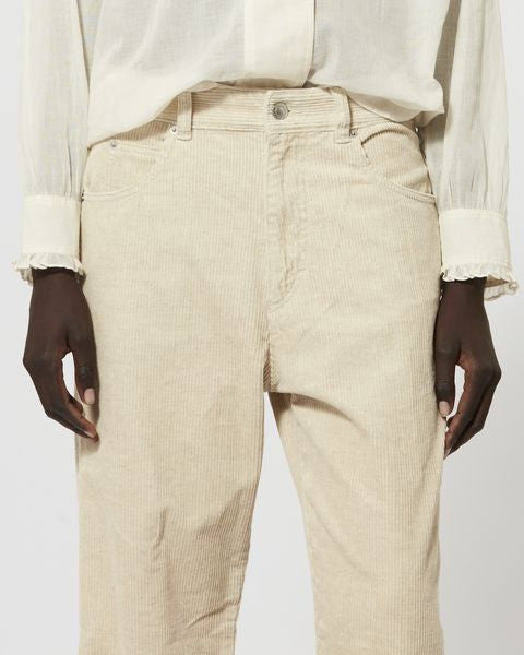 PANTALON EN COTON RWAN Faume - seconde main