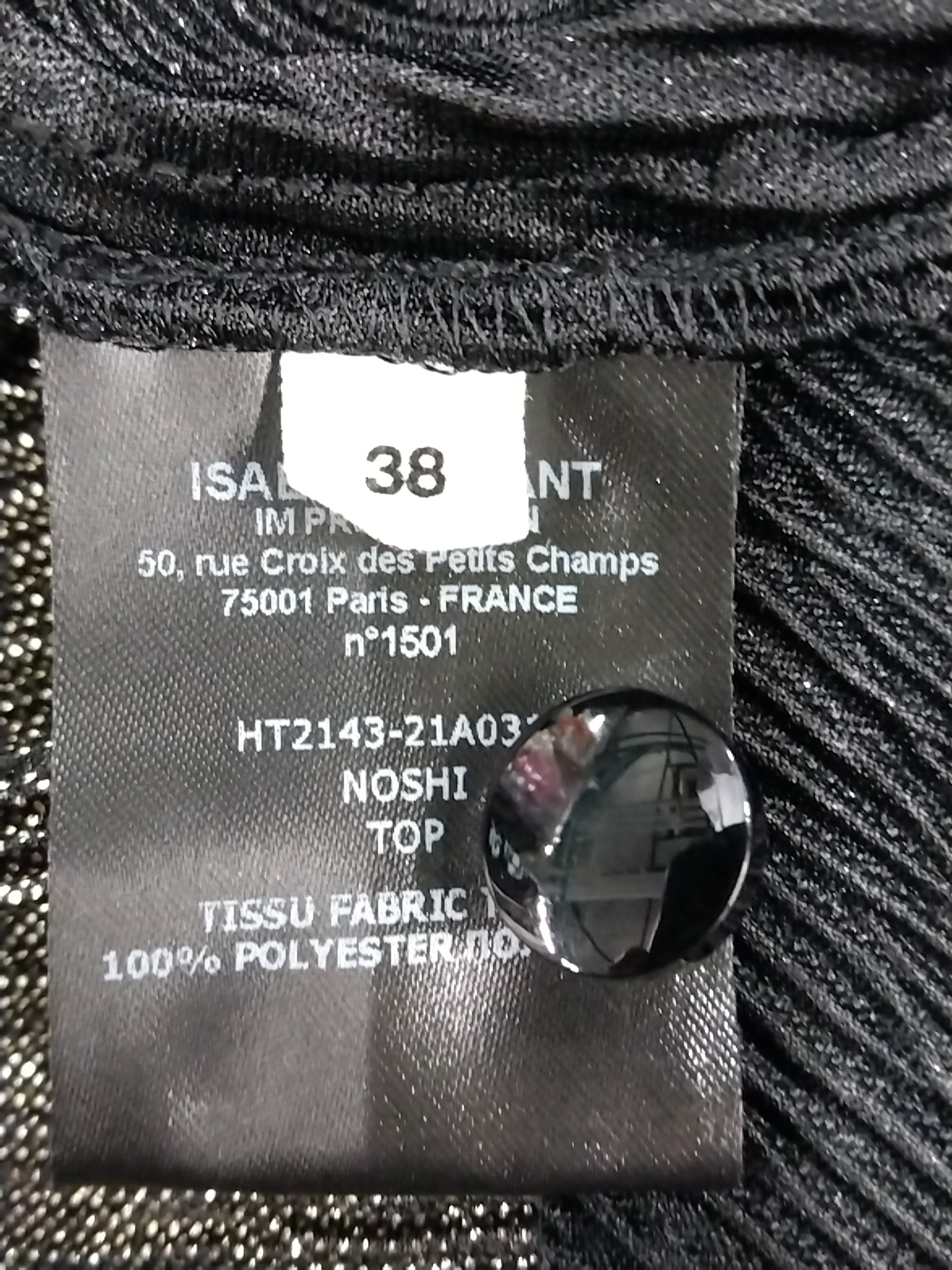 Haut / Top - Polyester Isabel Marant seconde vie