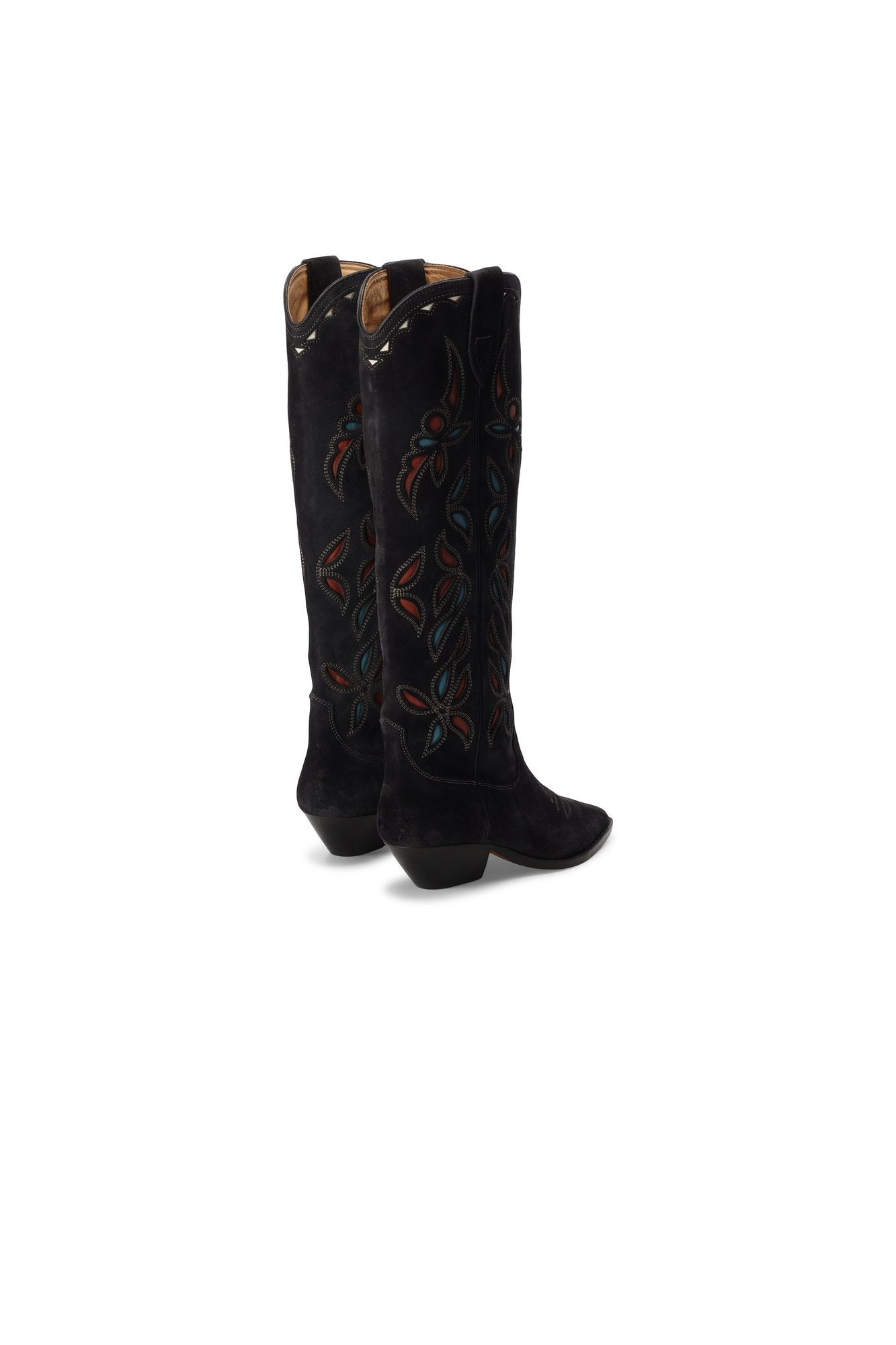 BOTTES EN VEAU VELOURS DENVEE Isabel Marant seconde vie