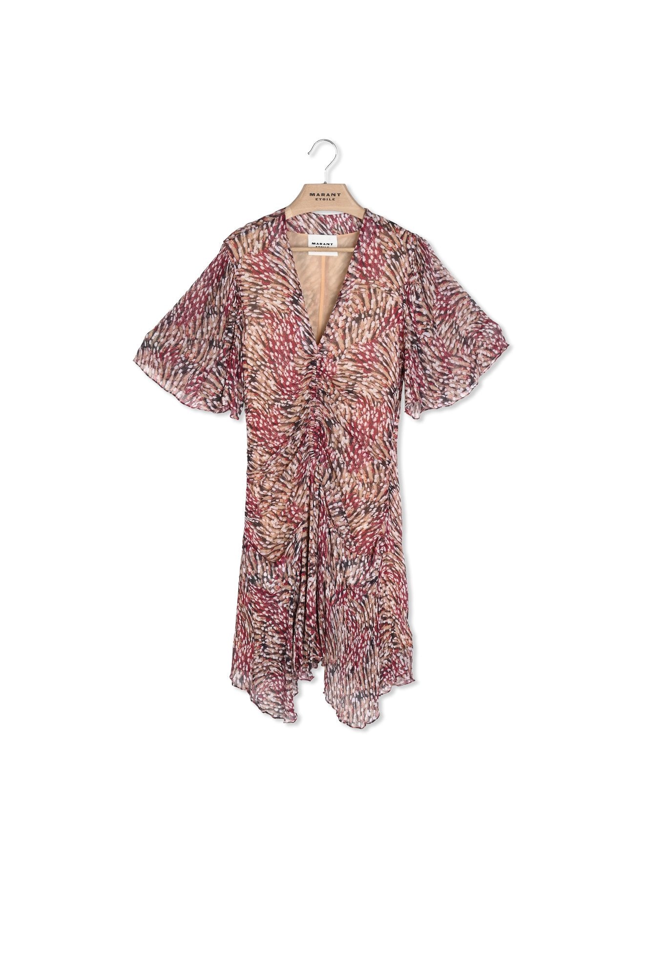 ROBE EN VISCOSE IMPRIMÉ VIVIENNE Faume - seconde main