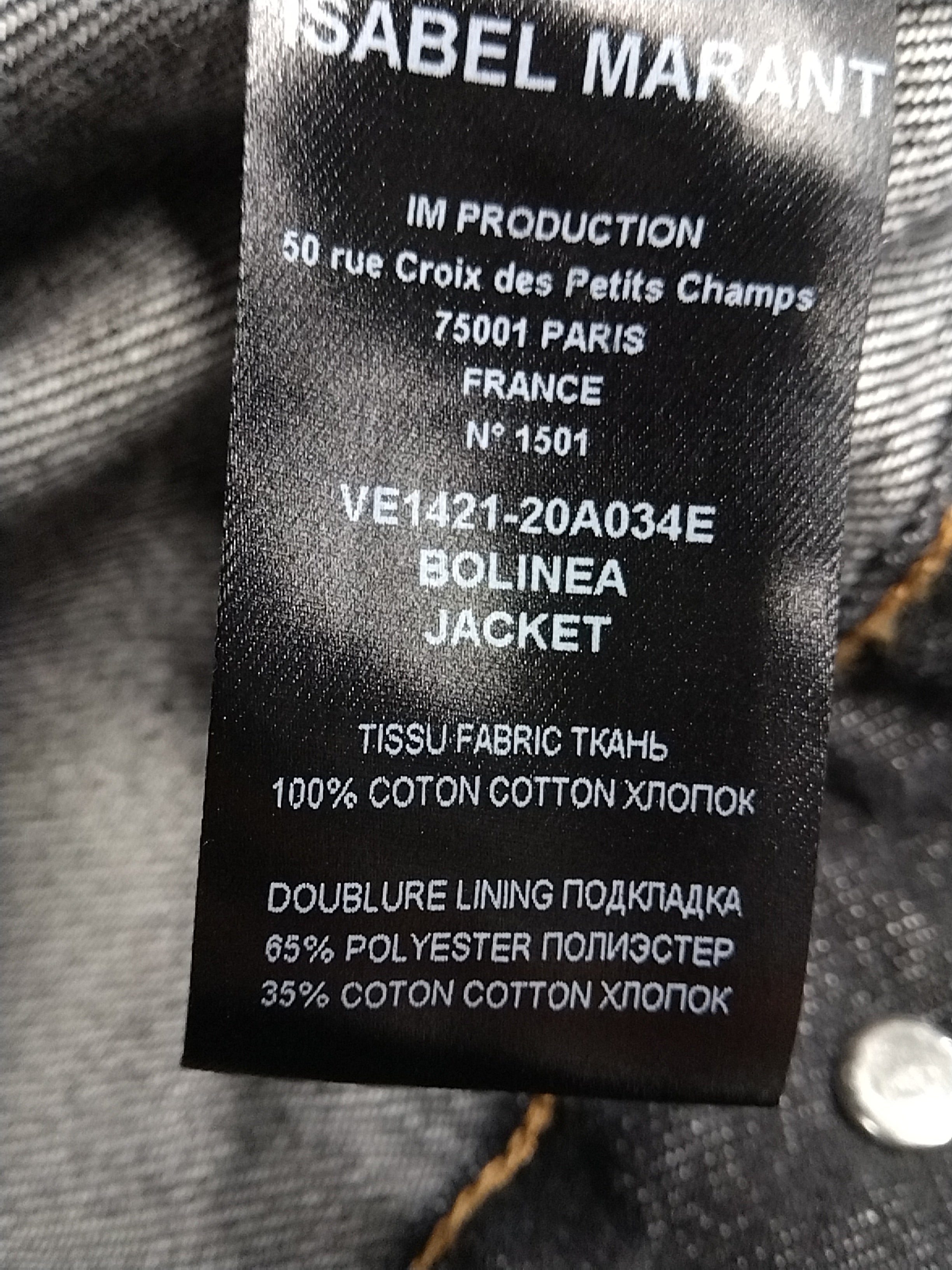 Blouson en Coton - 38 Isabel Marant seconde vie
