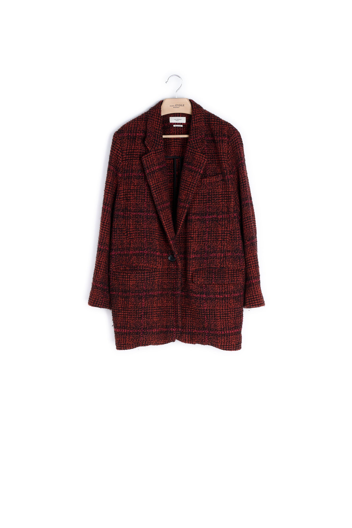 Manteau Rouge Court Isabel Marant seconde vie