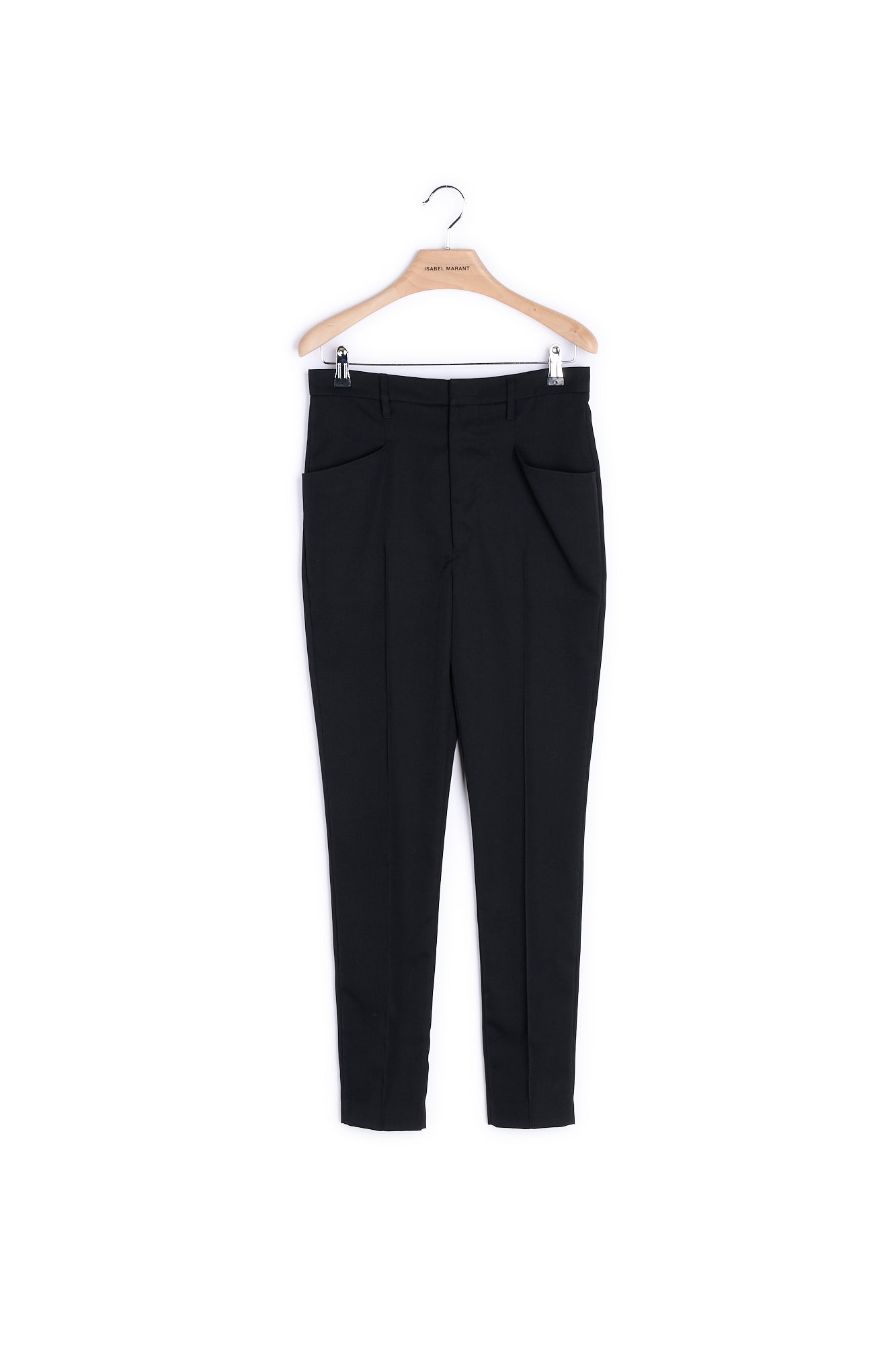 Pantalon Droit En Laine Isabel Marant seconde vie