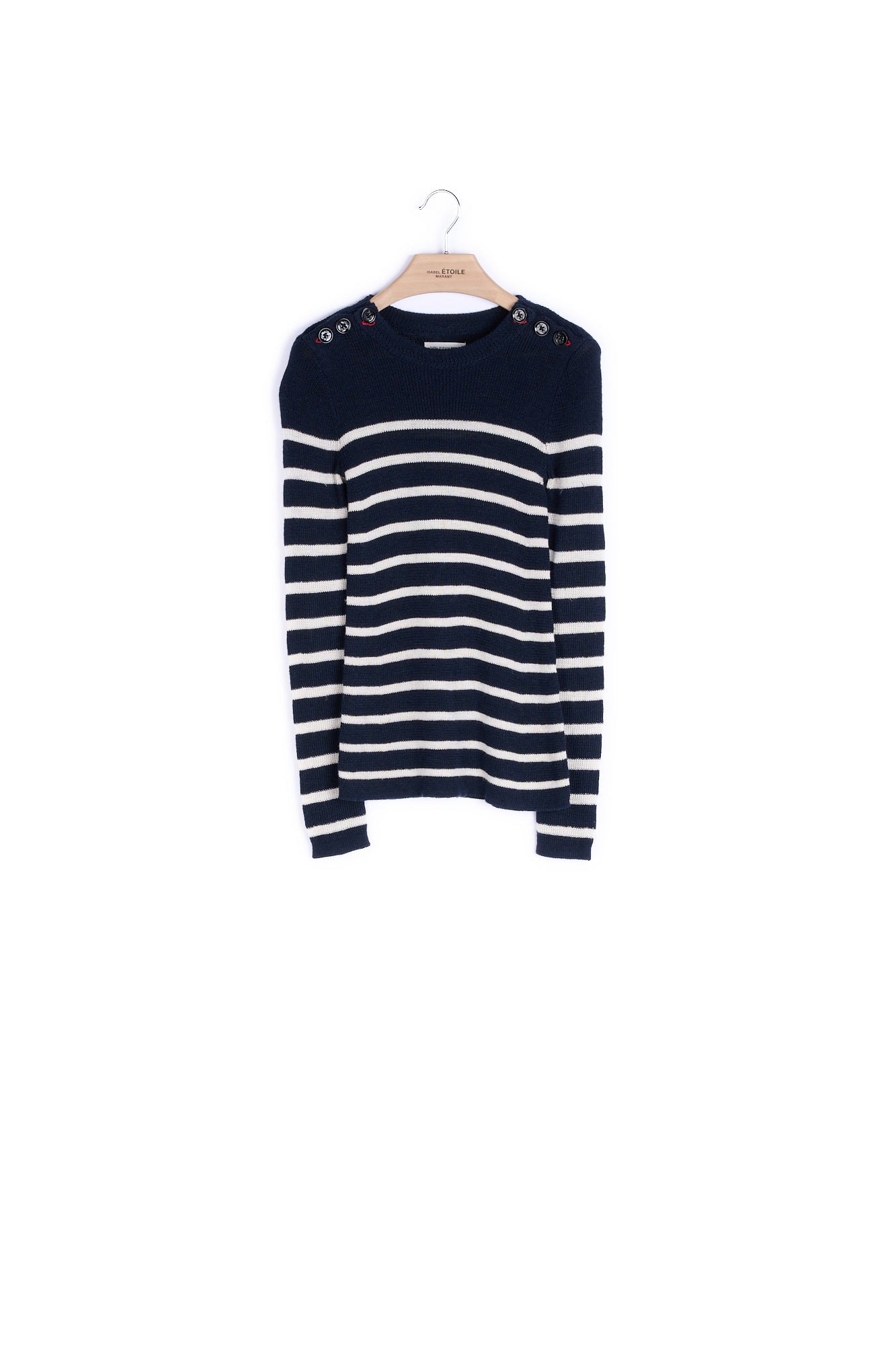 Pull Marin Coton Et Lin Manches Longues Isabel Marant seconde vie