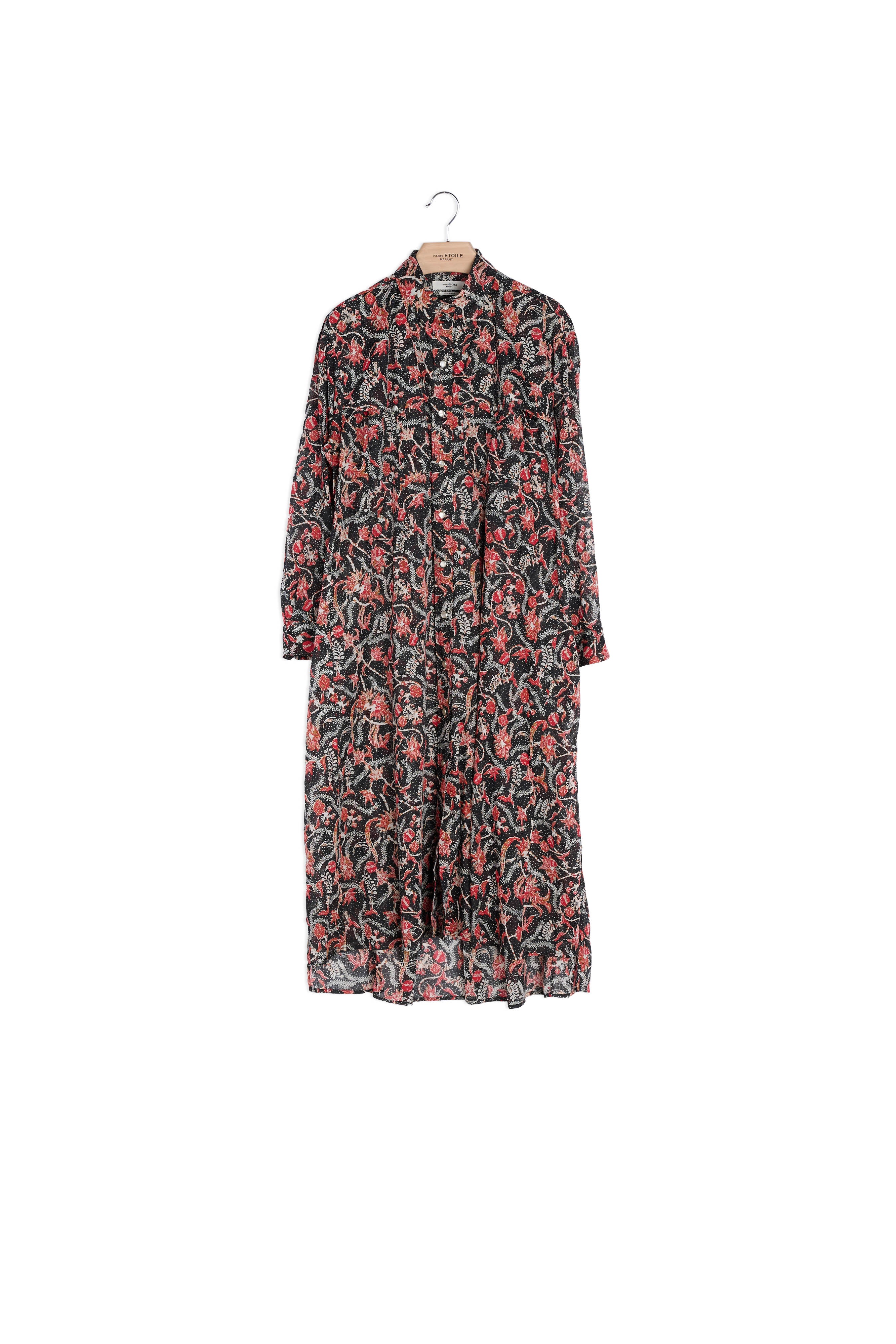 Robe Longue En Coton Faume - seconde main