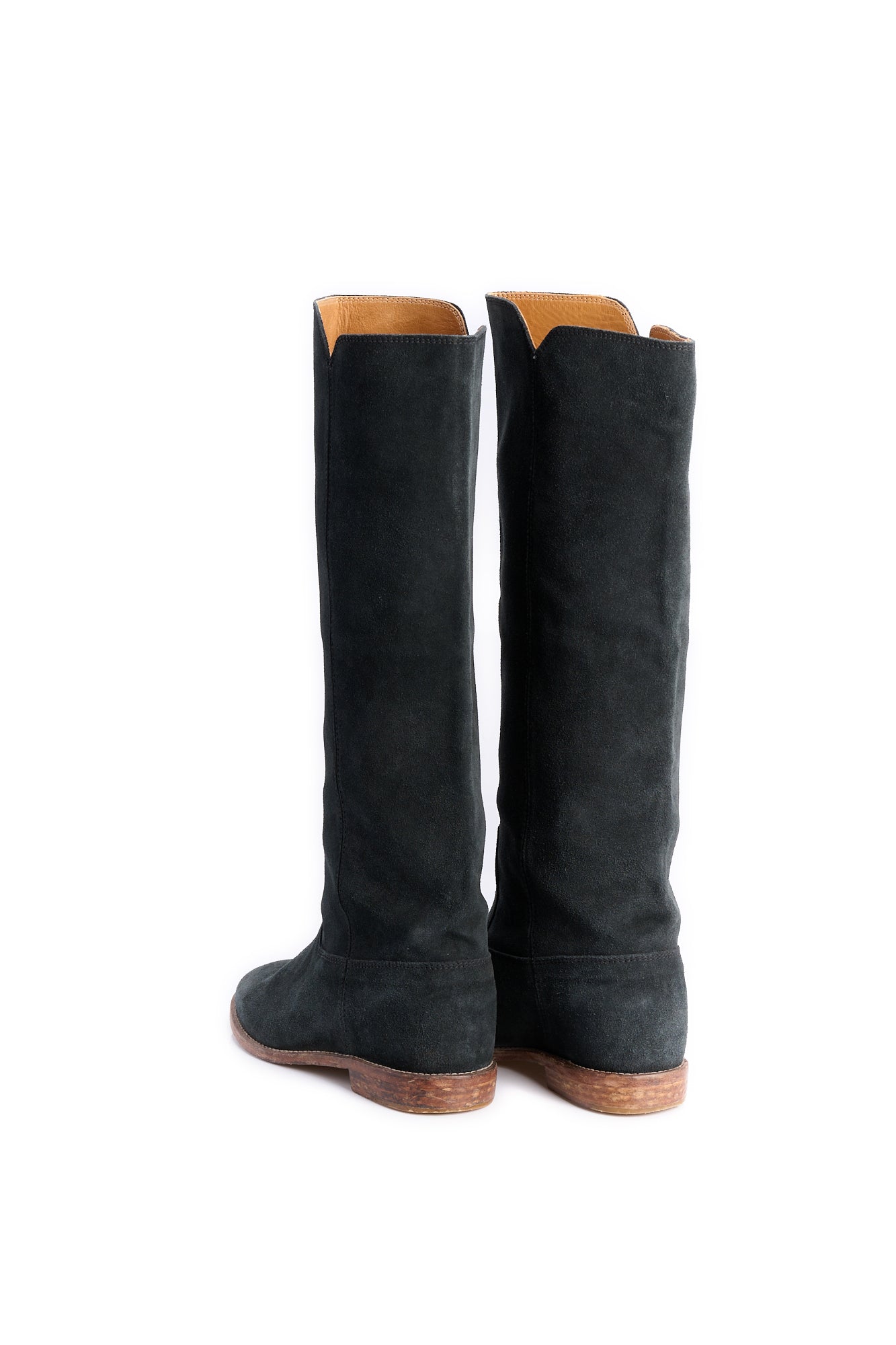 Bottes Grises En Daim Isabel Marant seconde vie
