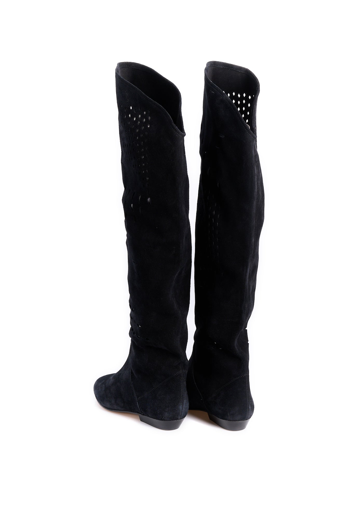 Cuissardes en cuir Isabel Marant seconde vie
