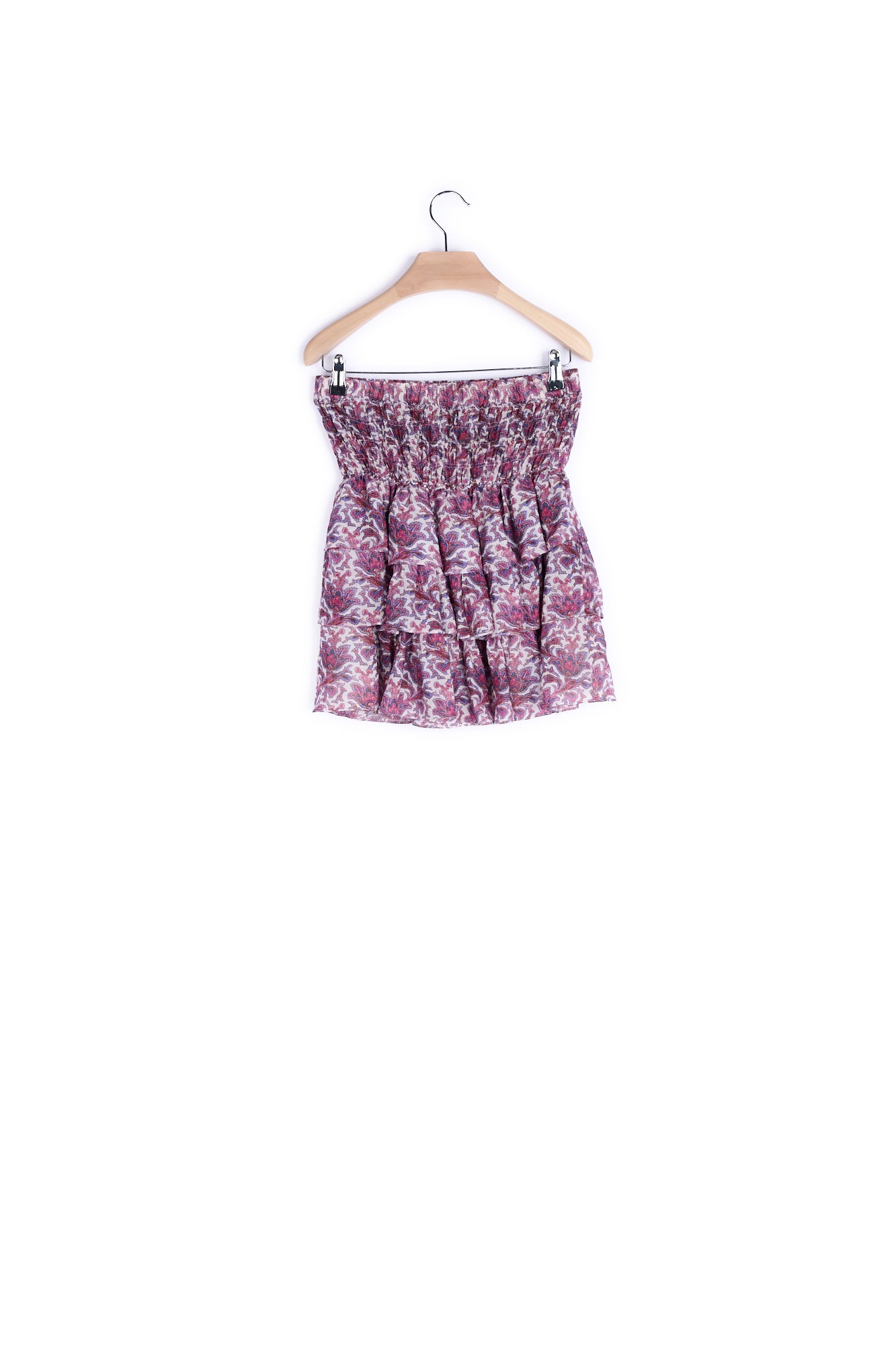 Jupe Coton Imprimé Isabel Marant seconde vie
