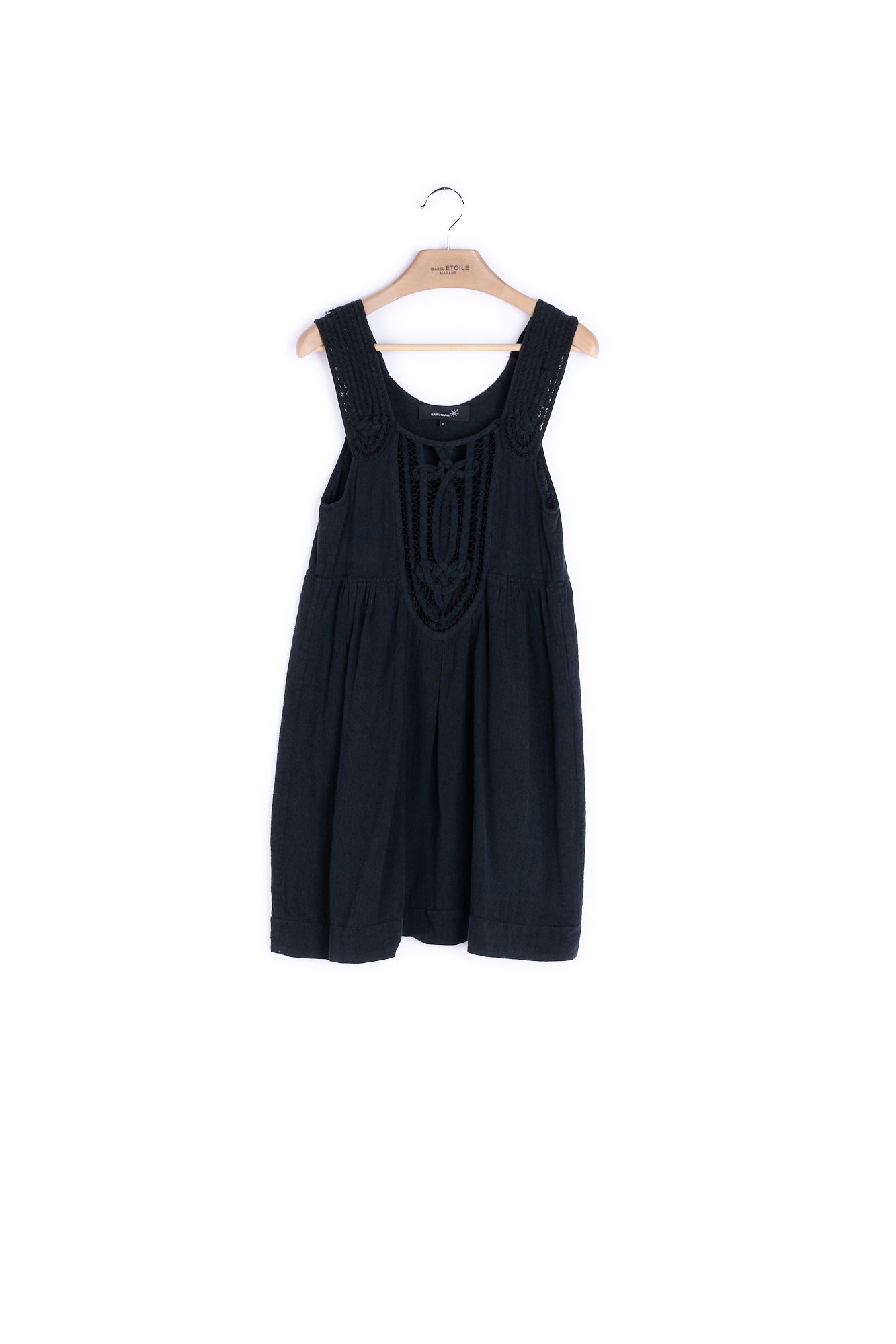 Top Isabel Marant, Soie & Lycra, Noir, Taille 2/38FR, Manches Longues, Très Bon état