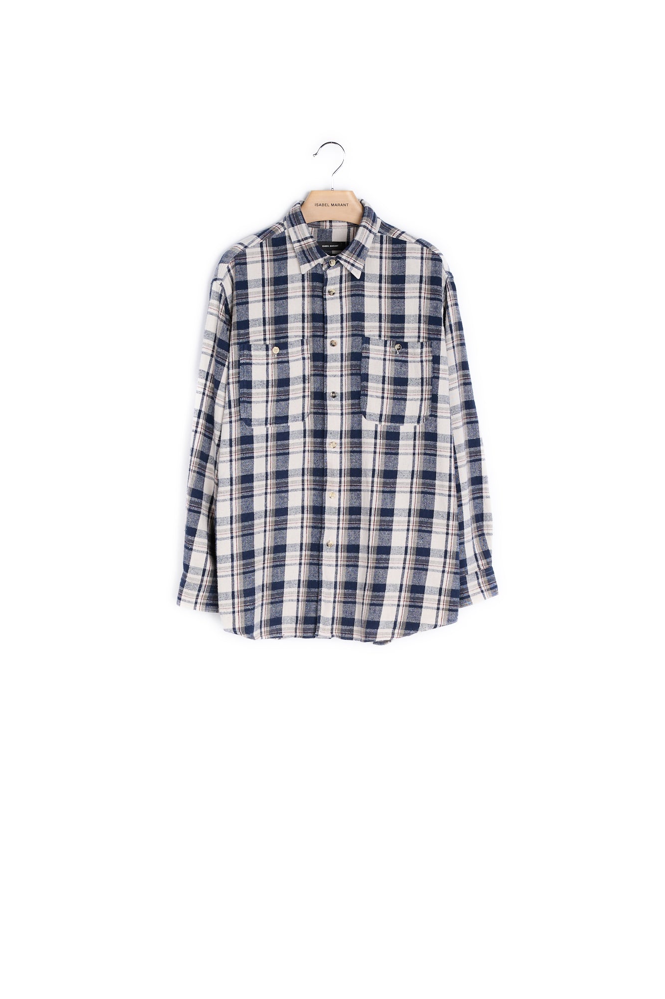 Chemise Coton Carreaux Isabel Marant seconde vie