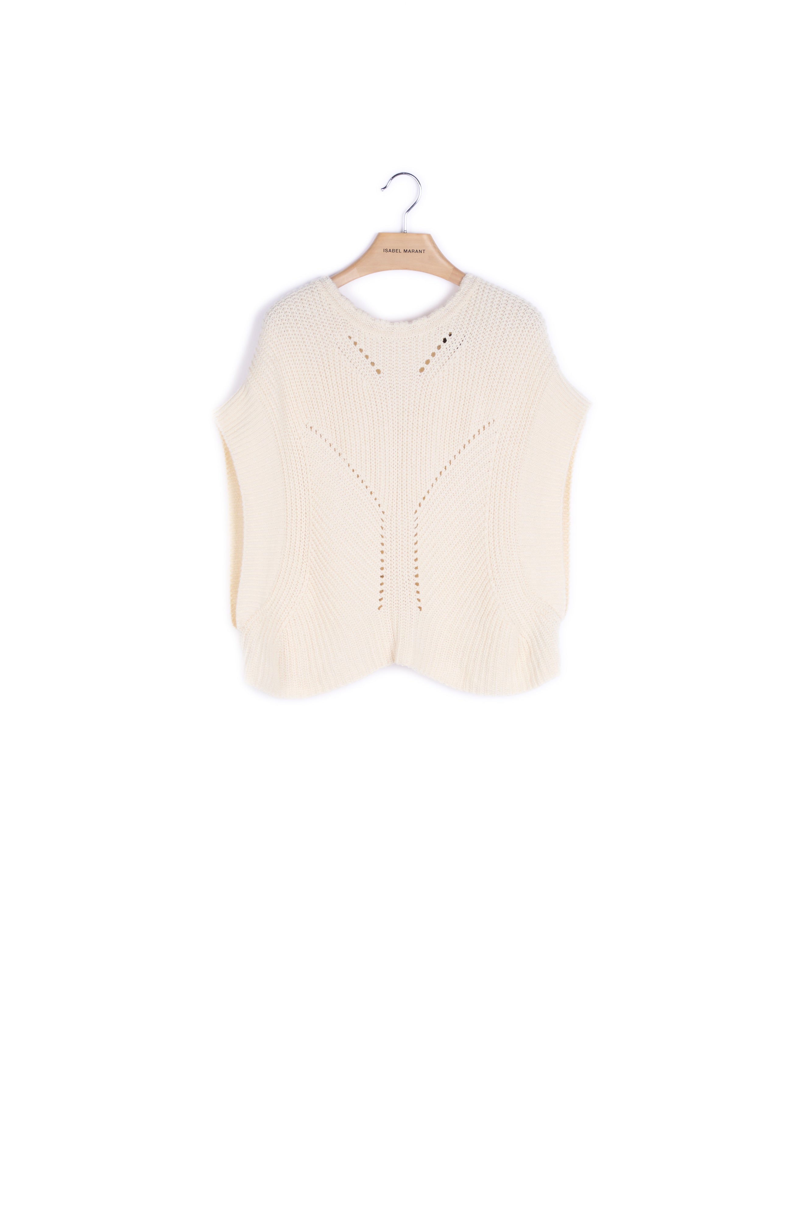 Pull Sans Manches Coton Et Laine Isabel Marant seconde vie