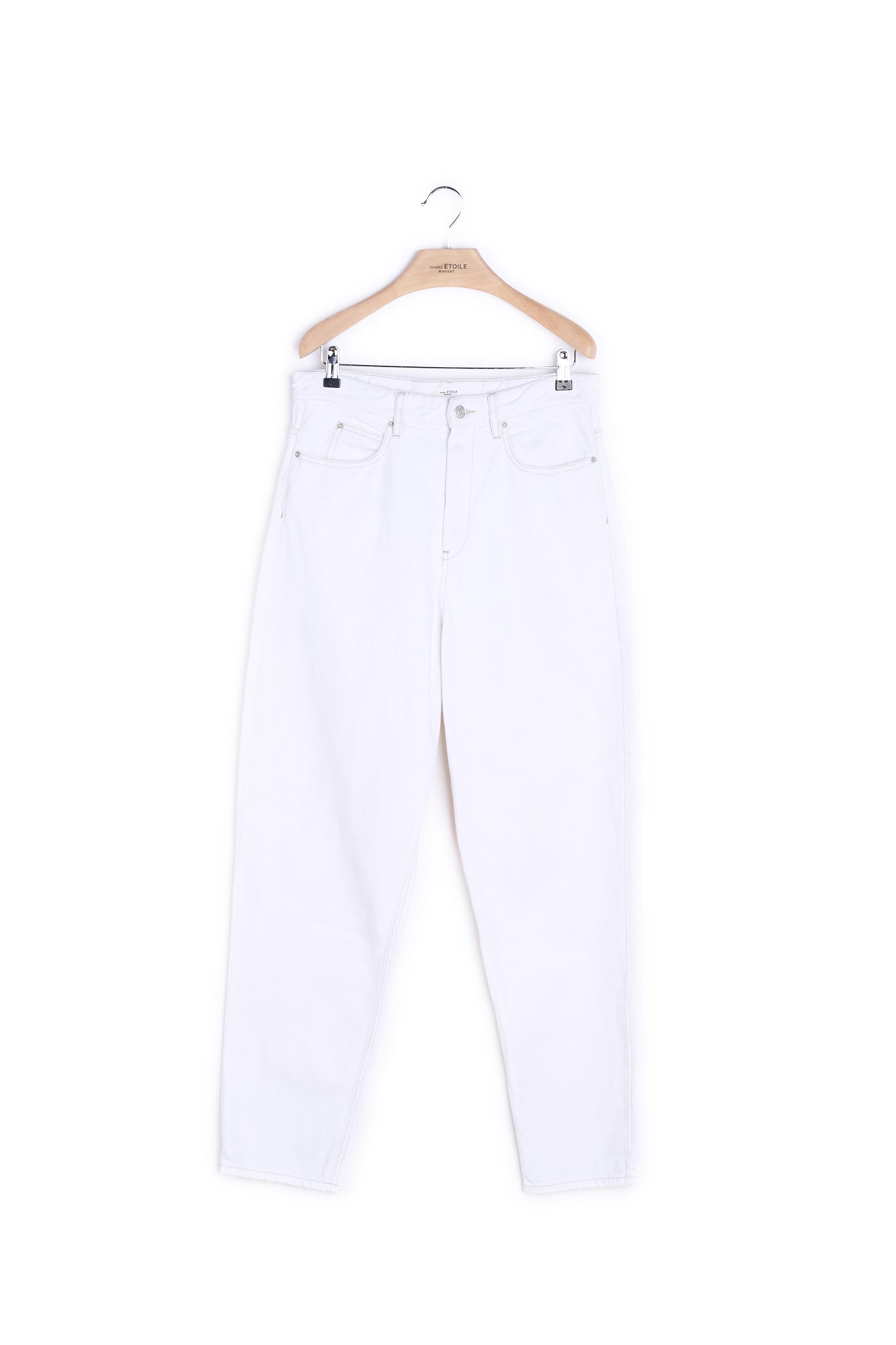 Jean En Coton Blanc Isabel Marant seconde vie