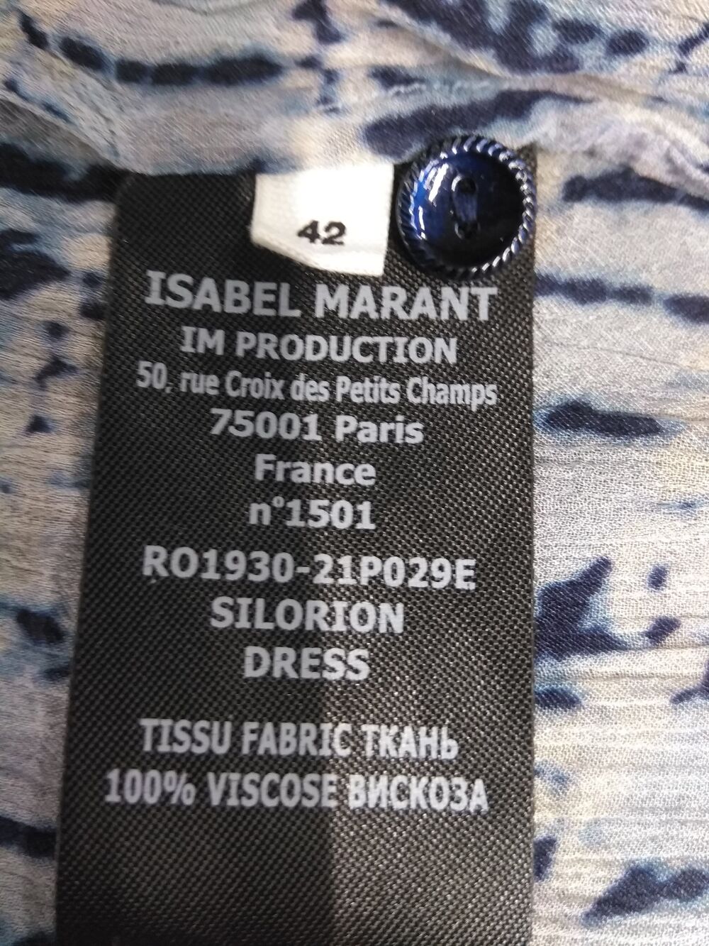 Robe - Viscose Isabel Marant seconde vie