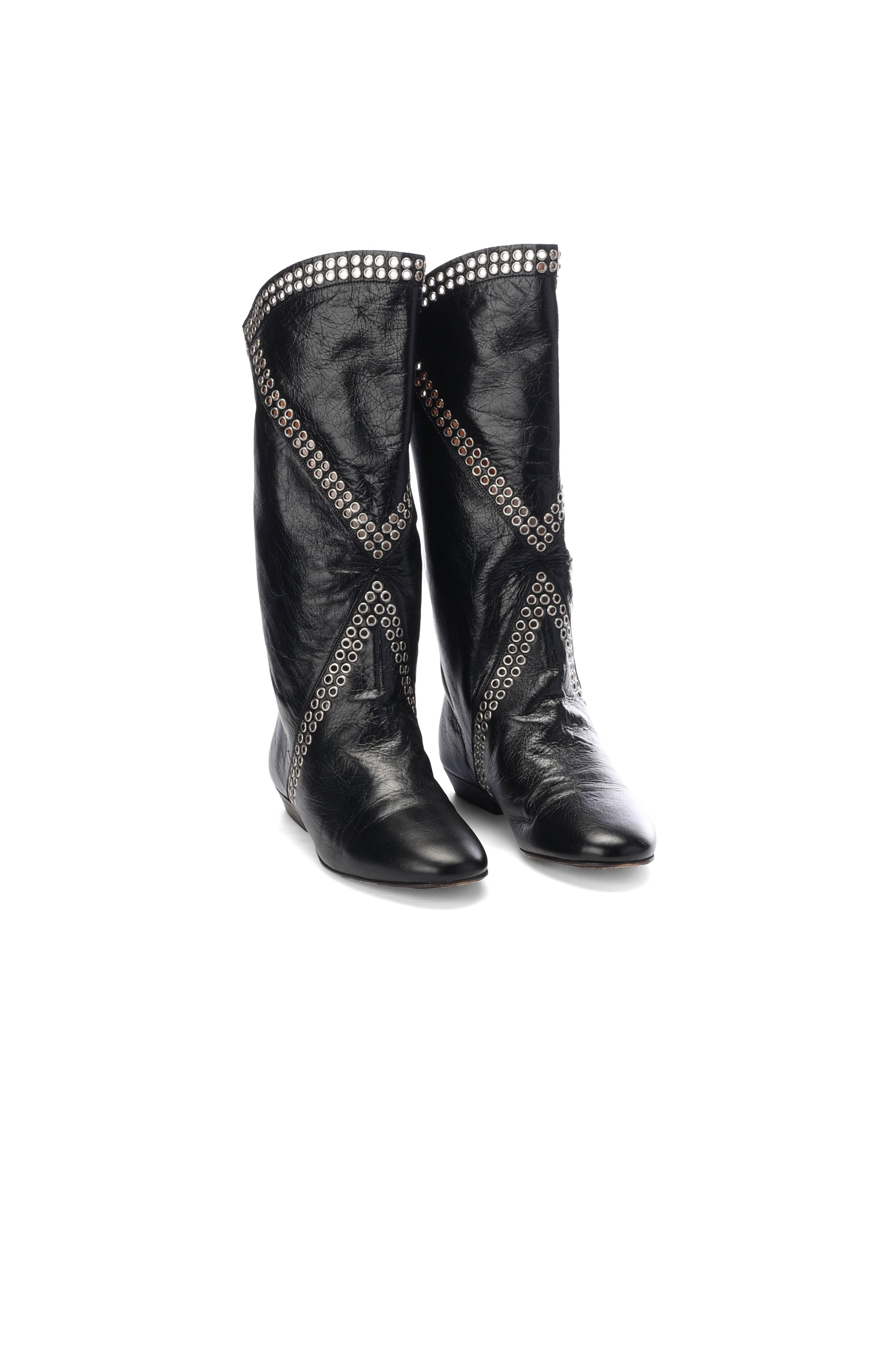 Bottes Noires - 38 Isabel Marant seconde vie