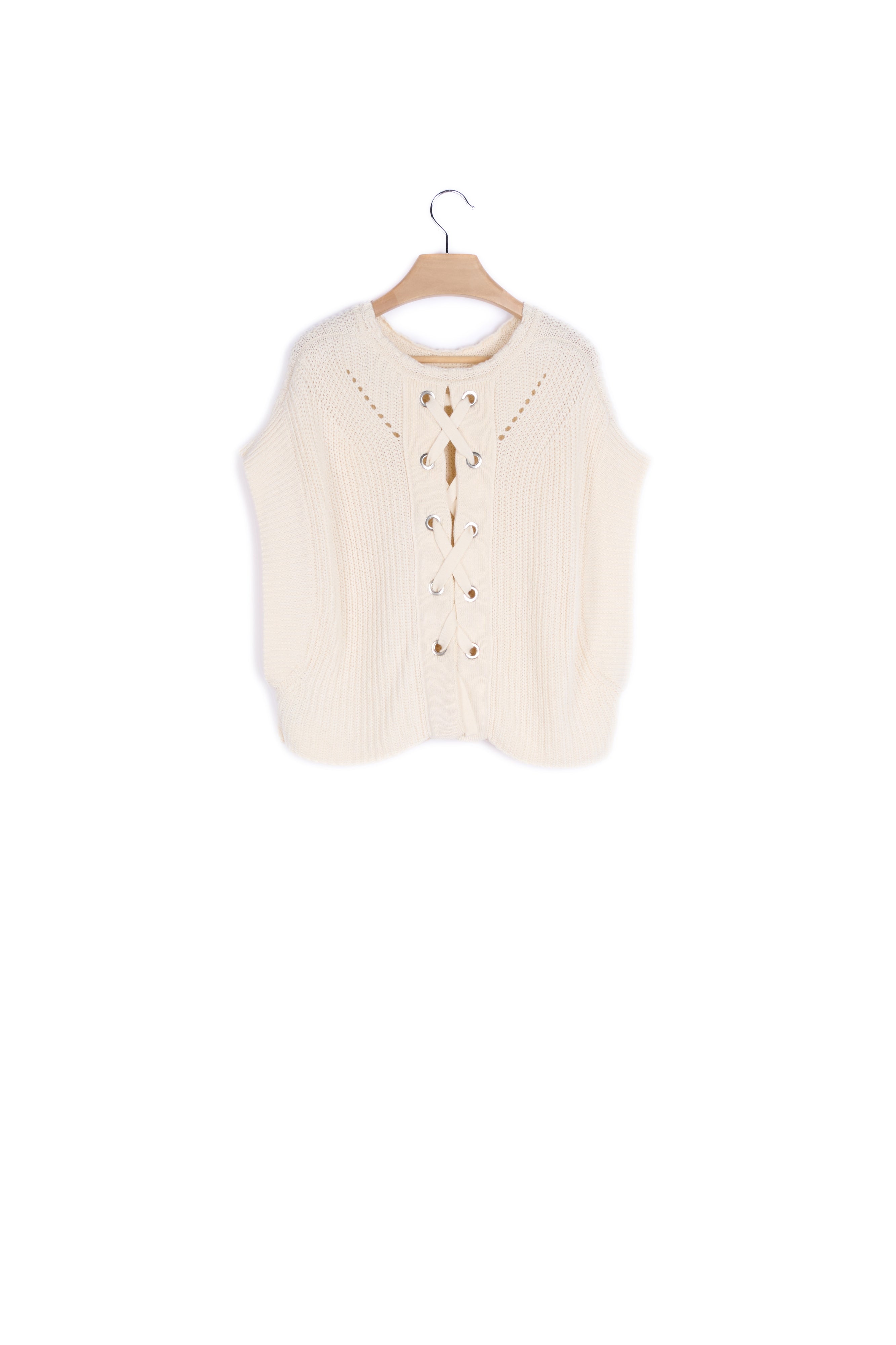 Pull Sans Manches Coton Et Laine Isabel Marant seconde vie