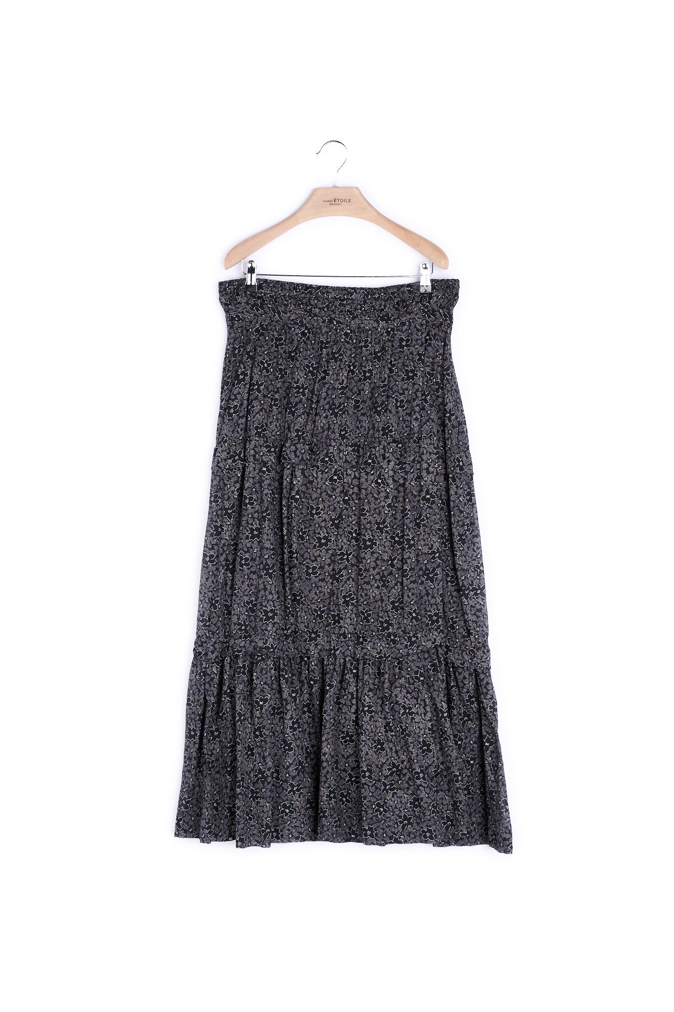 Jupe Longue Coton Imprimé Isabel Marant seconde vie