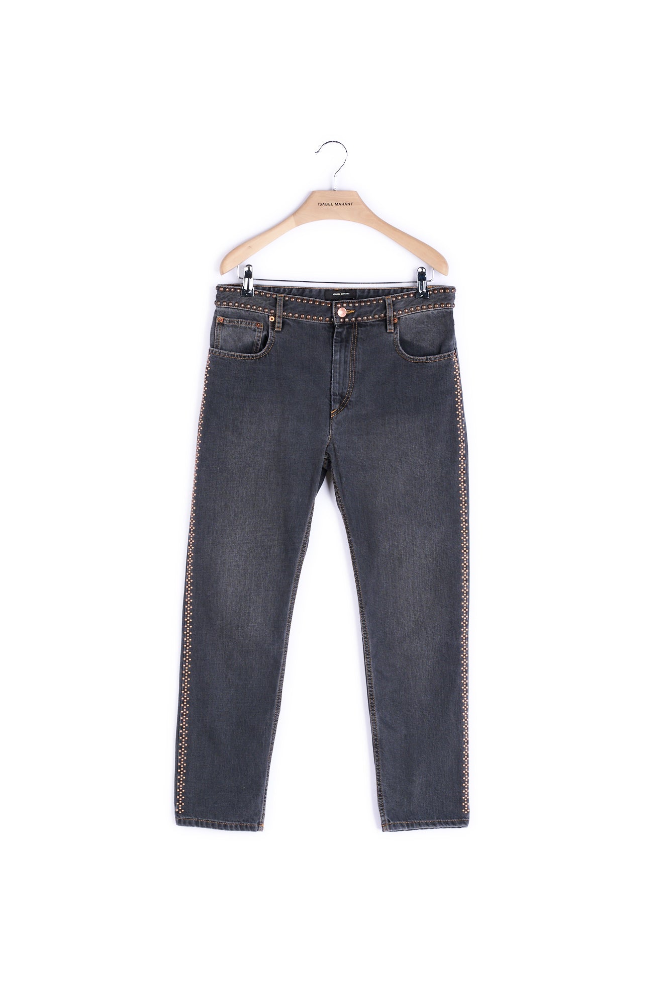 Jean En Coton Noir Isabel Marant seconde vie