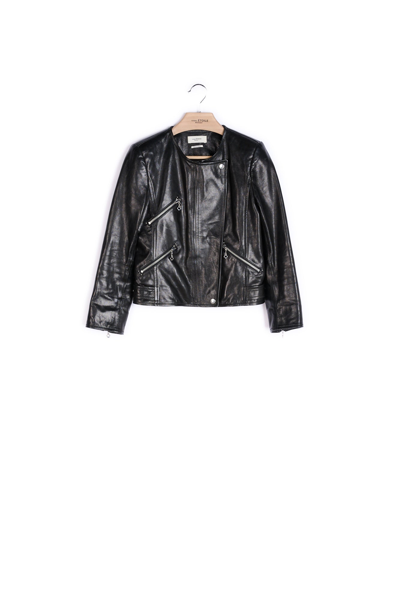 Blouson Manches Longues Cuir Isabel Marant seconde vie