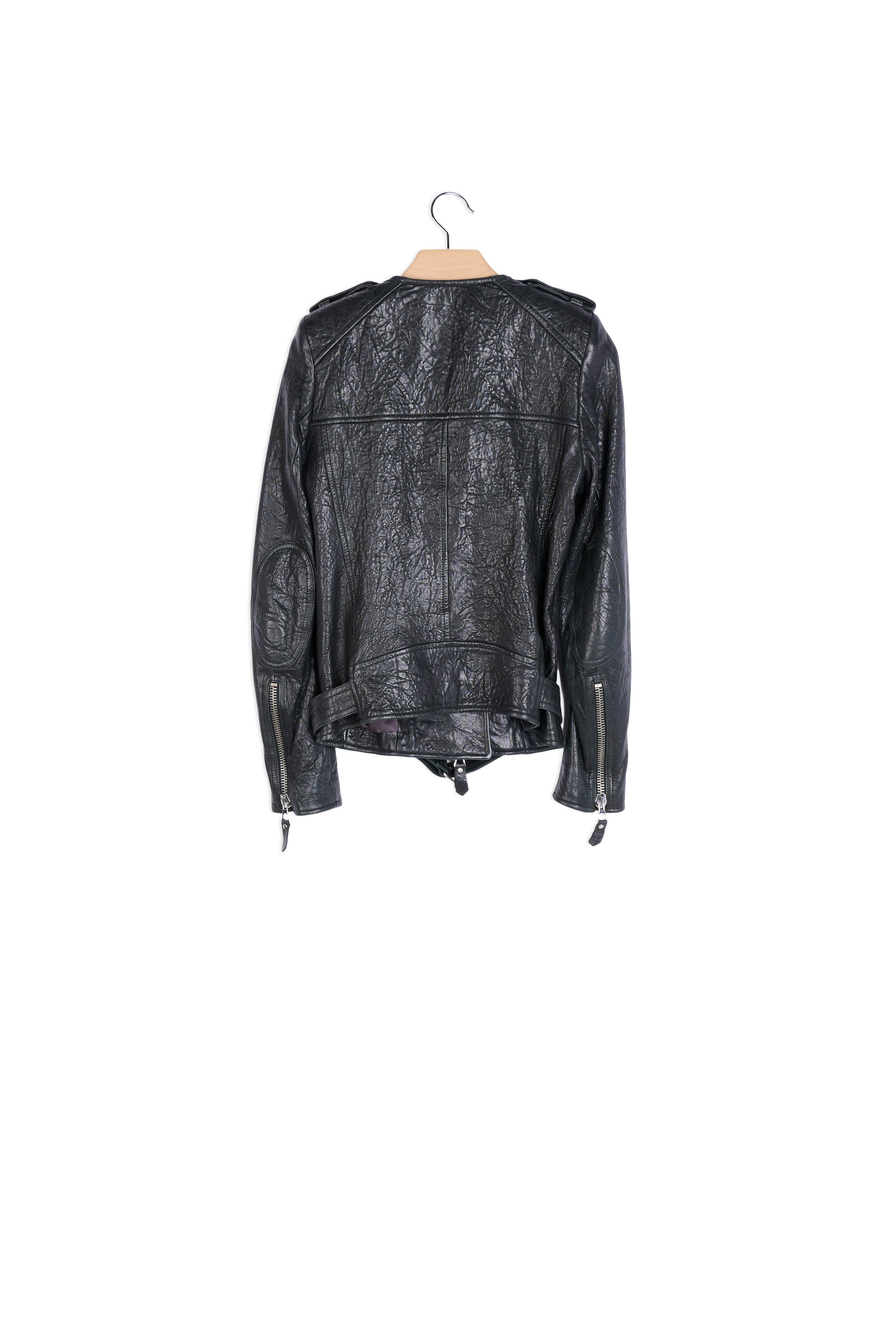 Veste en cuir d'agneau - 38 Isabel Marant seconde vie