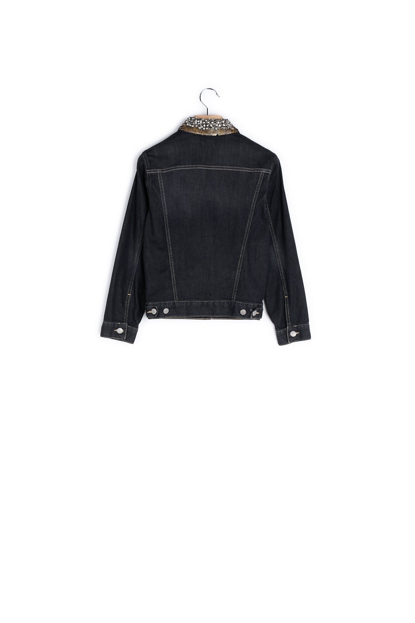Veste Denim Manches Longues Coton Isabel Marant seconde vie