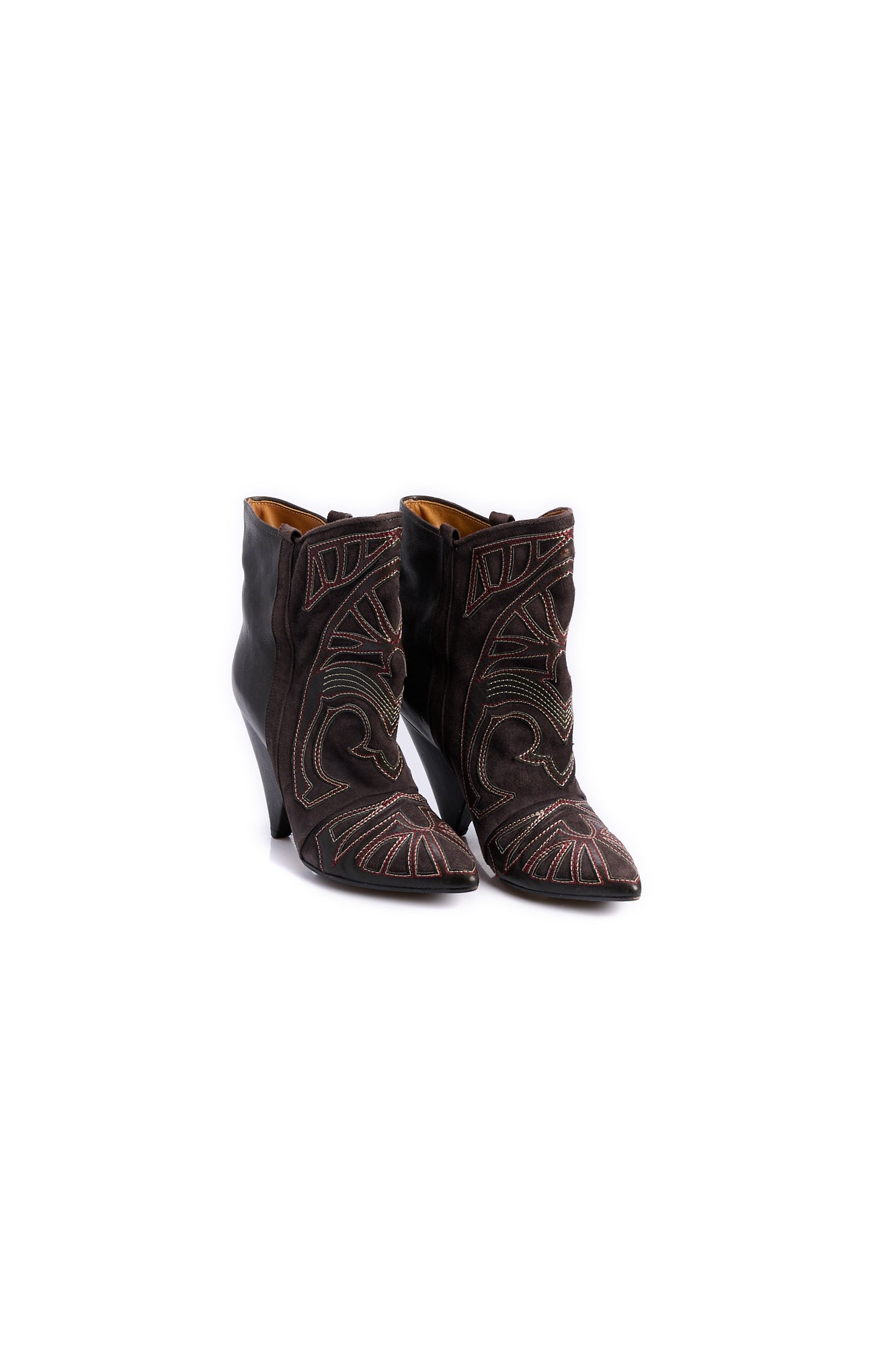 Bottines à Talons Cuir Isabel Marant seconde vie