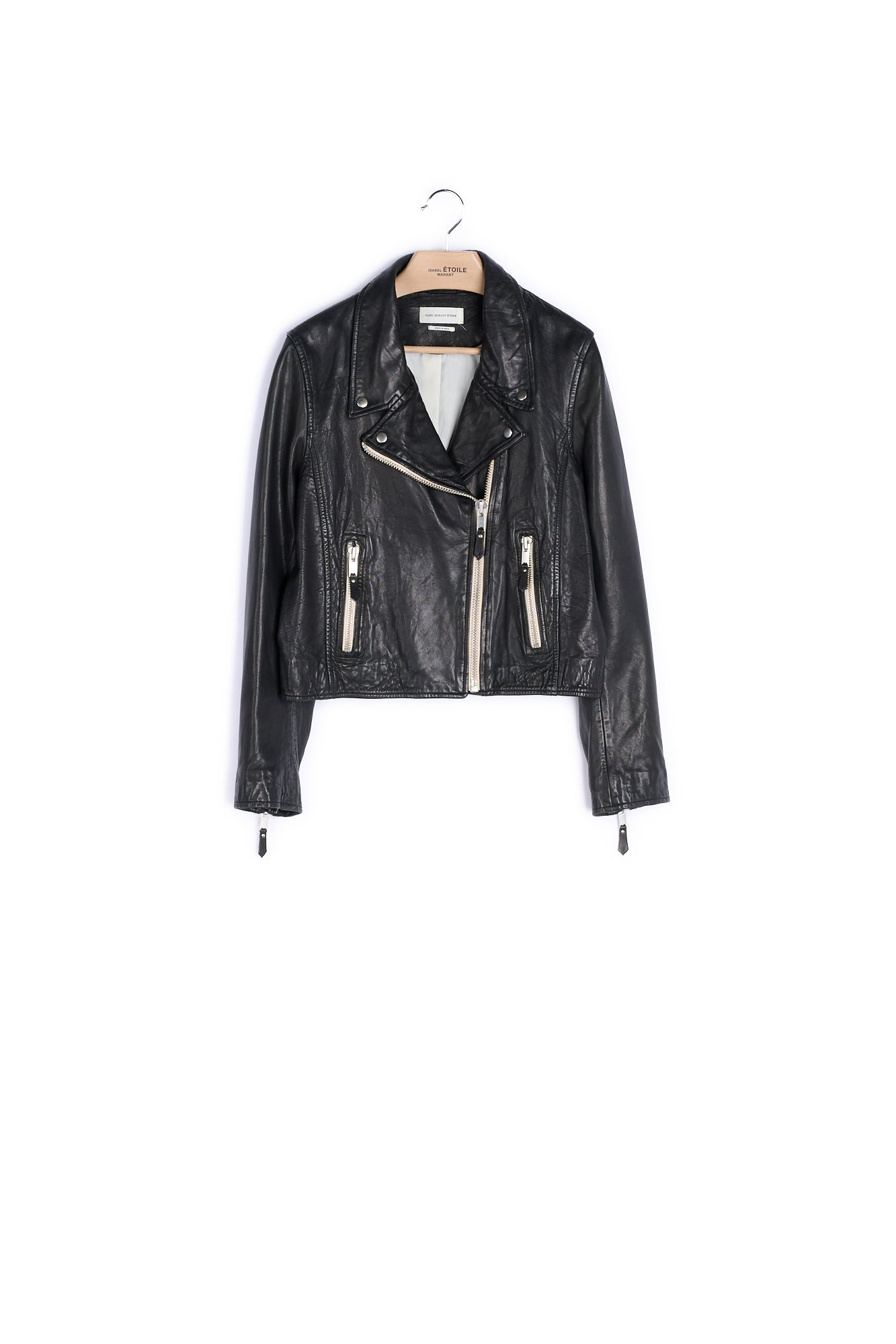 Veste Manches Longues Cuir Isabel Marant seconde vie