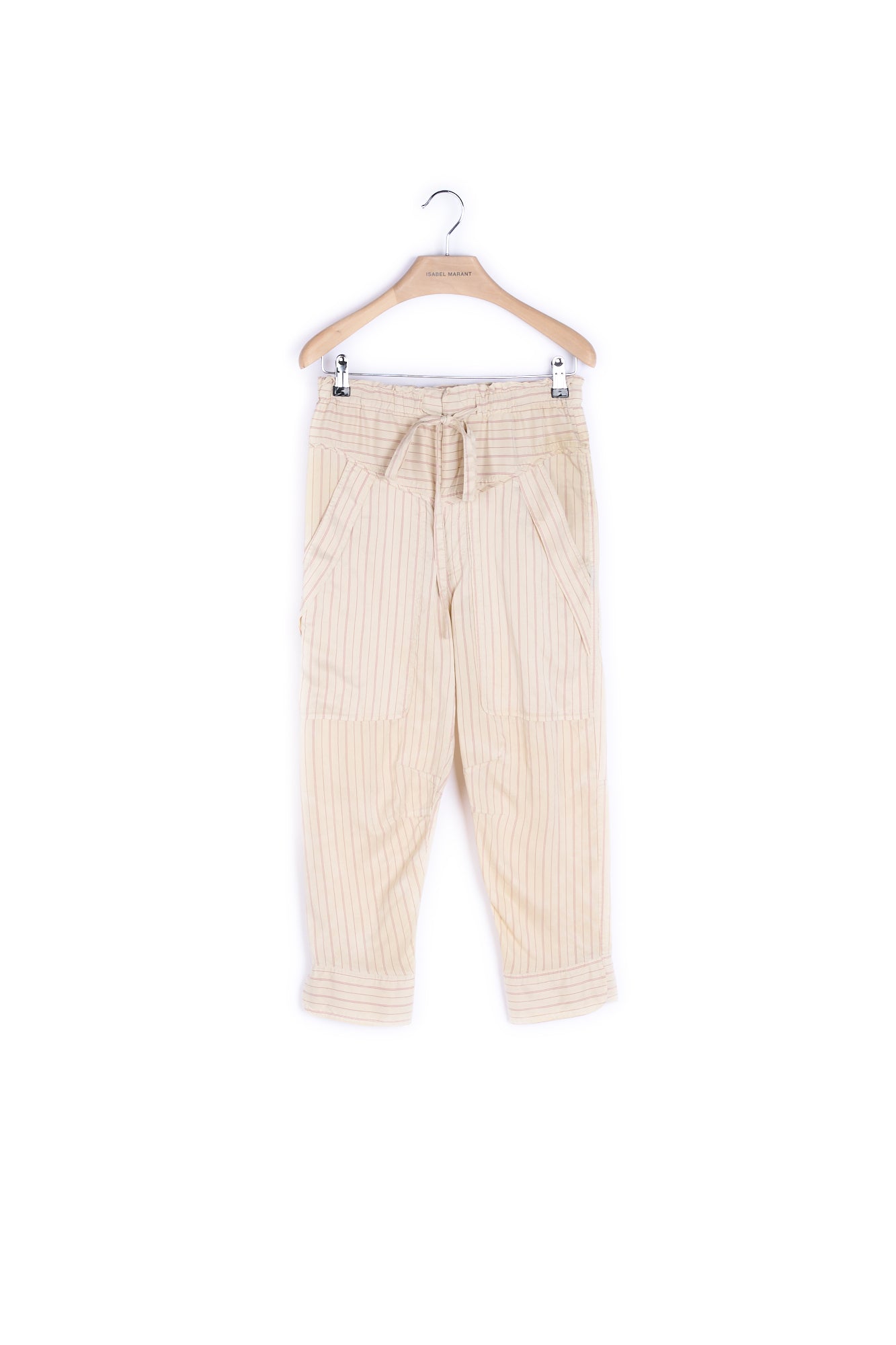 Pantalon retroussé soie - 34 Isabel Marant seconde vie