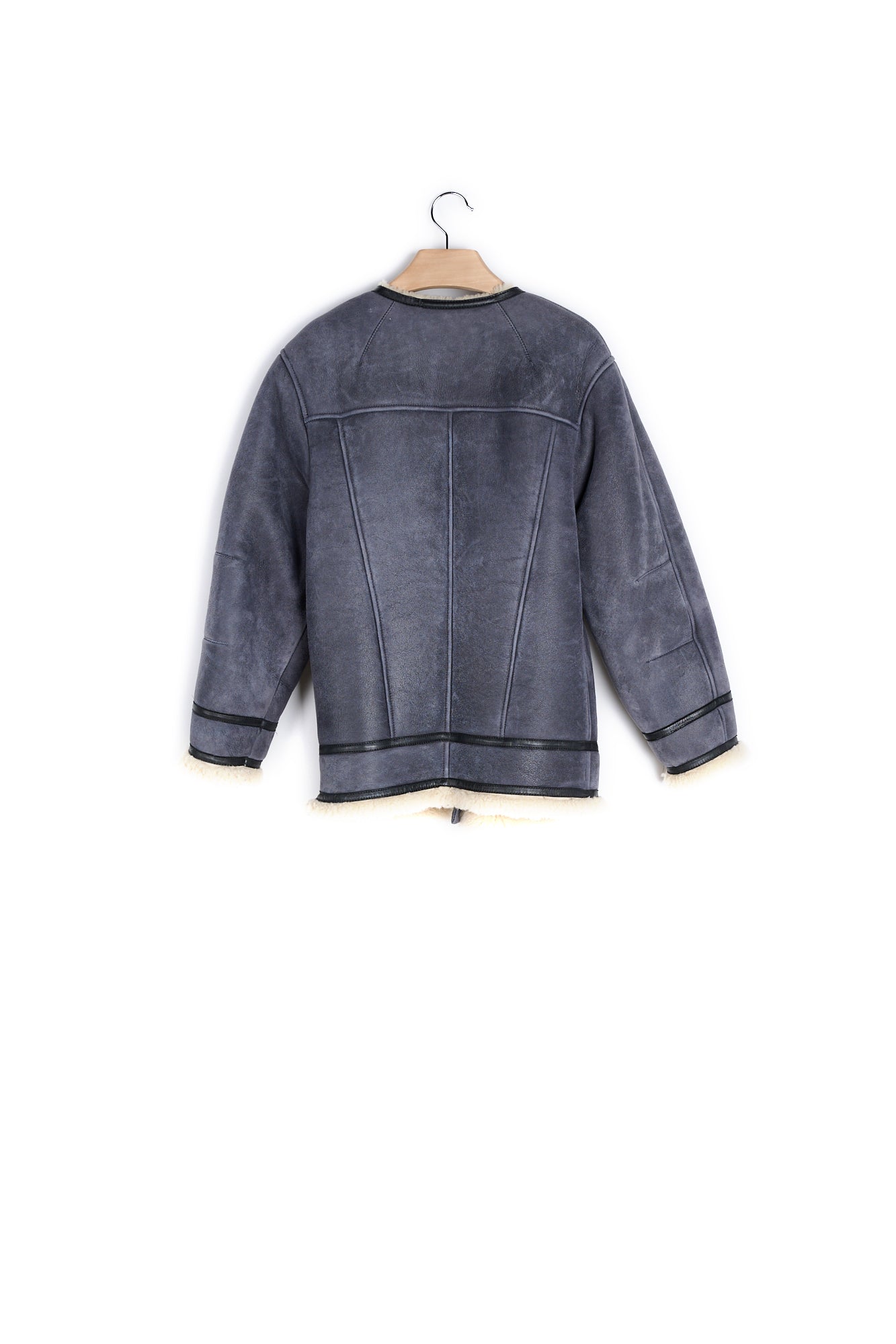 Veste Longue En Peau Retournée Isabel Marant seconde vie