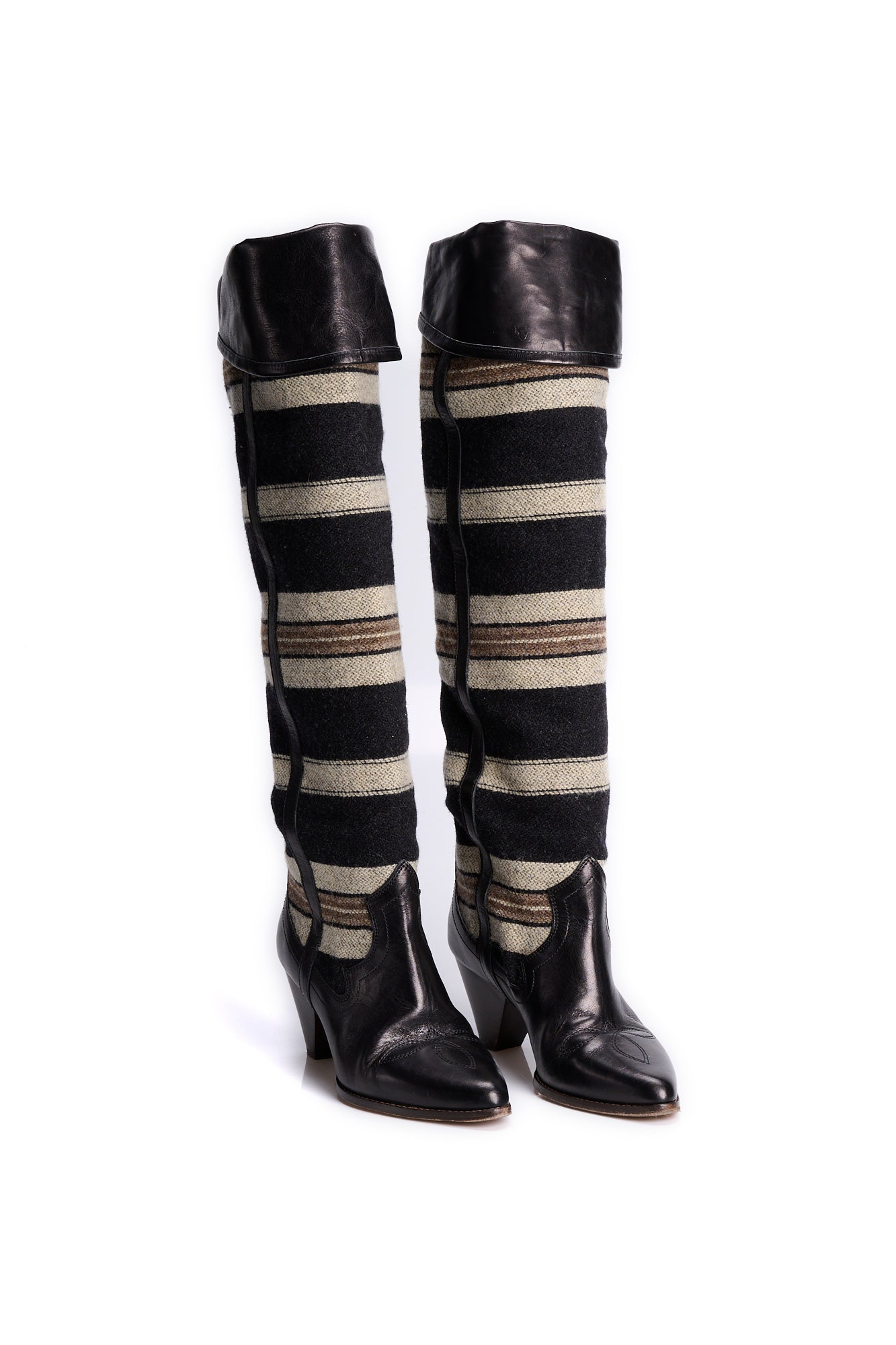 Cuissardes Cuir Isabel Marant seconde vie